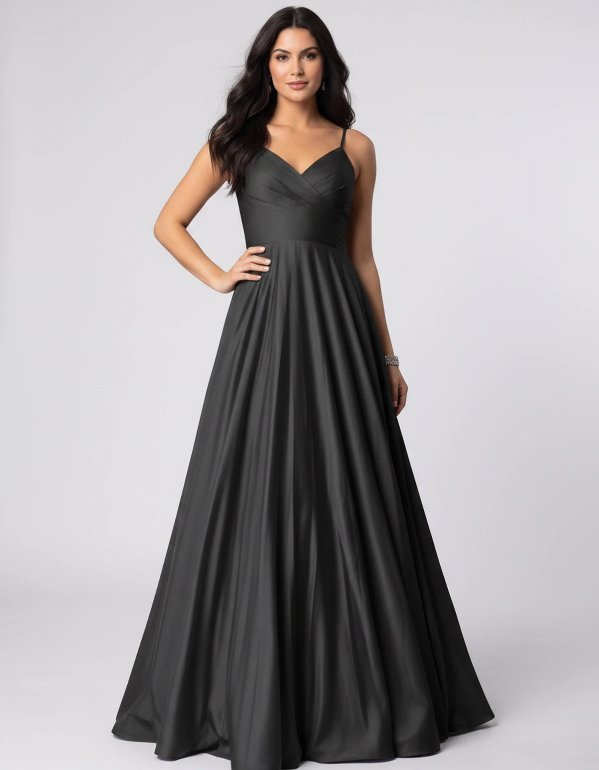 Campania Maxi Dress — Black | SKU: SD-75305-black-2,SD-75305-black-4,SD-75305-black-6,SD-75305-black-8,SD-75305-black-10,SD-75305-black-12,SD-75305-black-14,SD-75305-black-16,SD-75305-black-16W,SD-75305-black-18W,SD-75305-black-20W