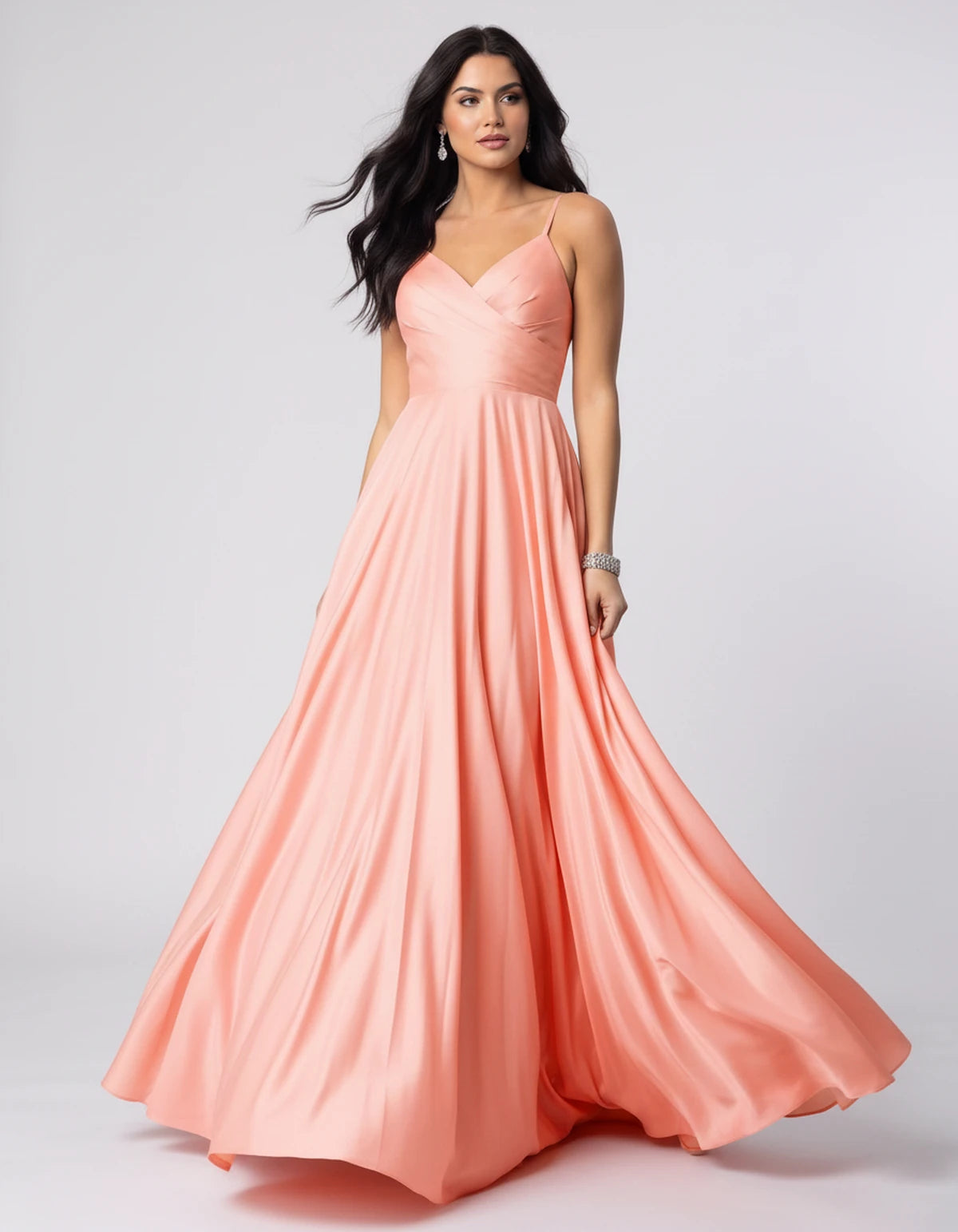Campania Maxi Dress — Blush | SKU: SD-75305-blush-2,SD-75305-blush-4,SD-75305-blush-6,SD-75305-blush-8,SD-75305-blush-10,SD-75305-blush-12,SD-75305-blush-14,SD-75305-blush-16,SD-75305-blush-16W,SD-75305-blush-18W,SD-75305-blush-20W