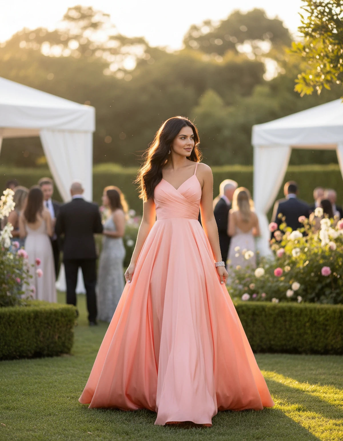 Campania Maxi Dress — Blush | SKU: SD-75305-blush-2,SD-75305-blush-4,SD-75305-blush-6,SD-75305-blush-8,SD-75305-blush-10,SD-75305-blush-12,SD-75305-blush-14,SD-75305-blush-16,SD-75305-blush-16W,SD-75305-blush-18W,SD-75305-blush-20W