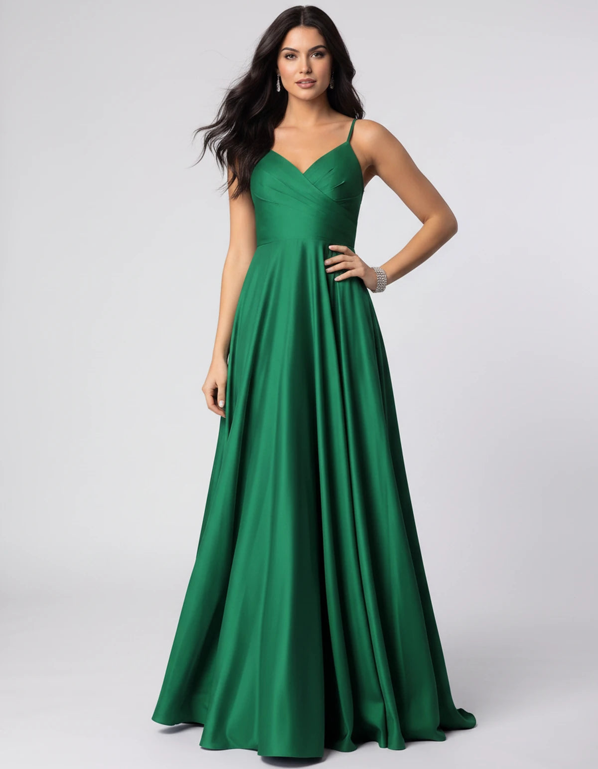Campania Maxi Dress — Green | SKU: SD-75305-green-2,SD-75305-green-4,SD-75305-green-6,SD-75305-green-8,SD-75305-green-10,SD-75305-green-12,SD-75305-green-14,SD-75305-green-16,SD-75305-green-16W,SD-75305-green-18W,SD-75305-green-20W