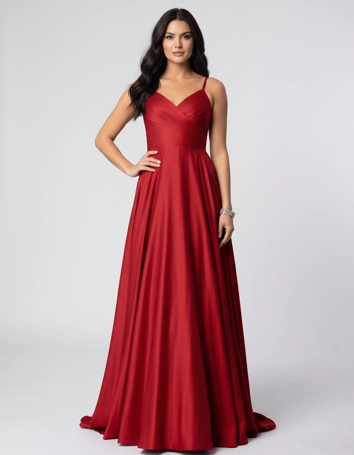 Campania Maxi Dress — Red | SKU: SD-75305-red-2,SD-75305-red-4,SD-75305-red-6,SD-75305-red-8,SD-75305-red-10,SD-75305-red-12,SD-75305-red-14,SD-75305-red-16,SD-75305-red-16W,SD-75305-red-18W,SD-75305-red-20W