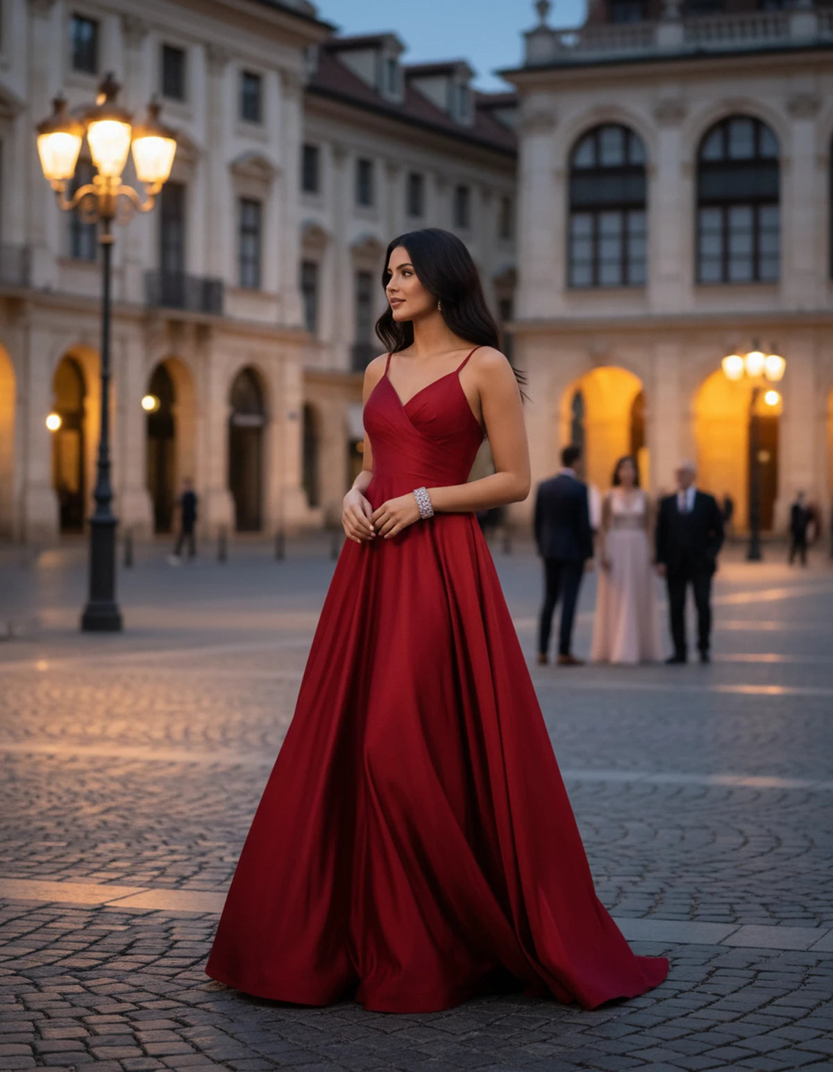 Campania Maxi Dress — Red | SKU: SD-75305-red-2,SD-75305-red-4,SD-75305-red-6,SD-75305-red-8,SD-75305-red-10,SD-75305-red-12,SD-75305-red-14,SD-75305-red-16,SD-75305-red-16W,SD-75305-red-18W,SD-75305-red-20W