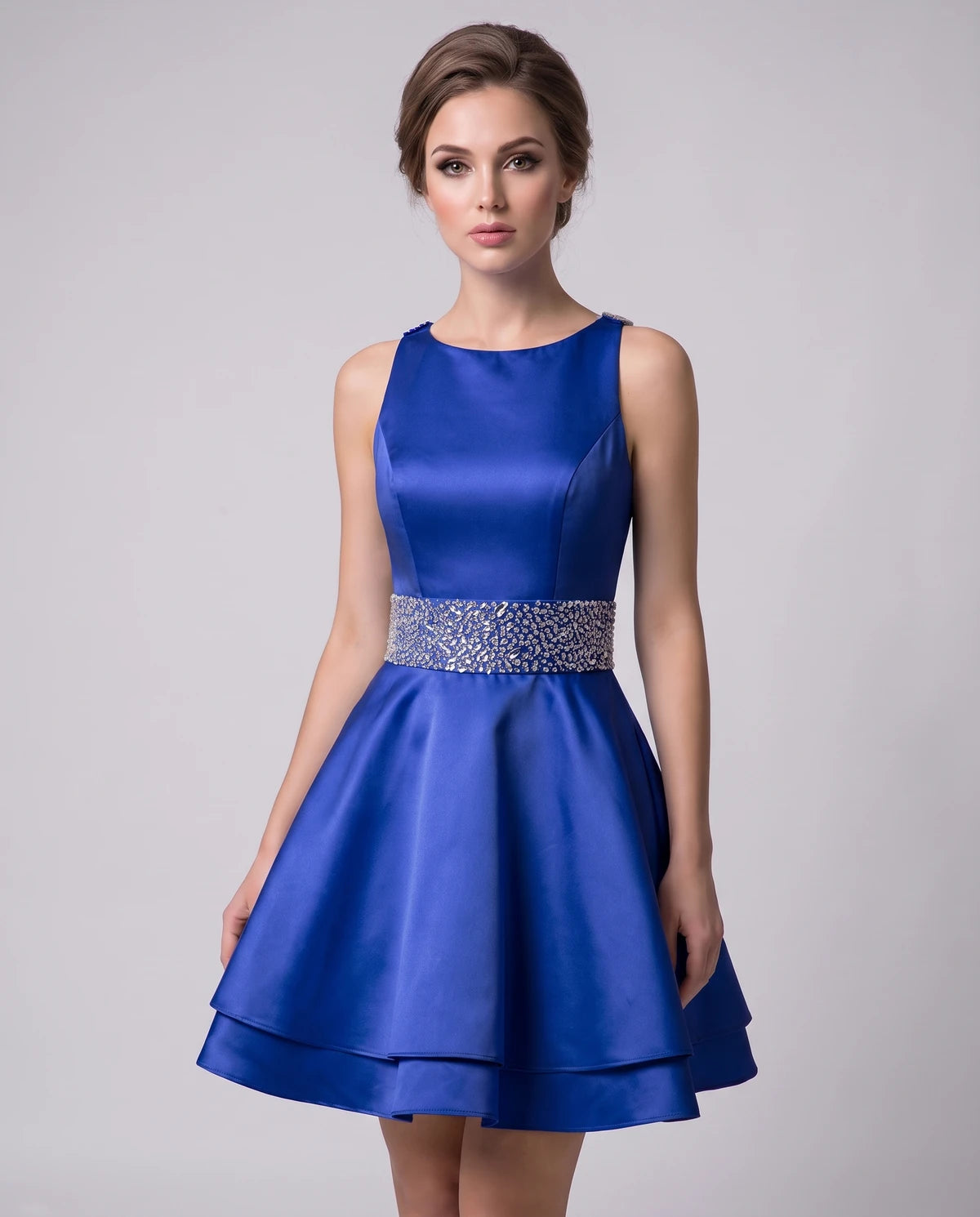 Caravelle Mini Dress — Royal Blue