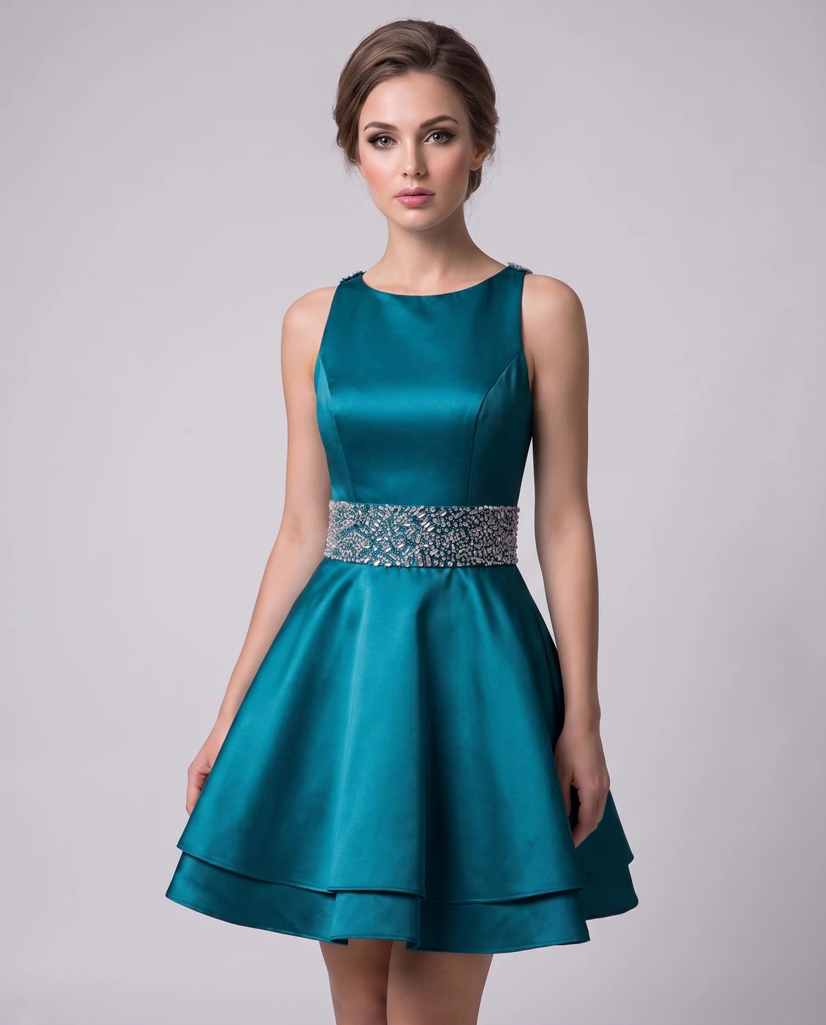 Caravelle Mini Dress — Teal