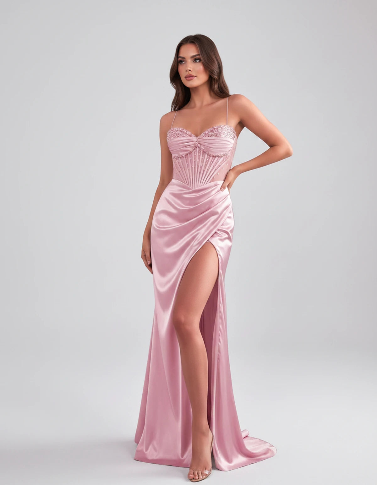 Cassia Maxi Dress — Pink | SKU: SD-84941-pink-2,SD-84941-pink-4,SD-84941-pink-6,SD-84941-pink-8,SD-84941-pink-10,SD-84941-pink-12,SD-84941-pink-14,SD-84941-pink-14W,SD-84941-pink-16,SD-84941-pink-16W,SD-84941-pink-18W,SD-84941-pink-20W