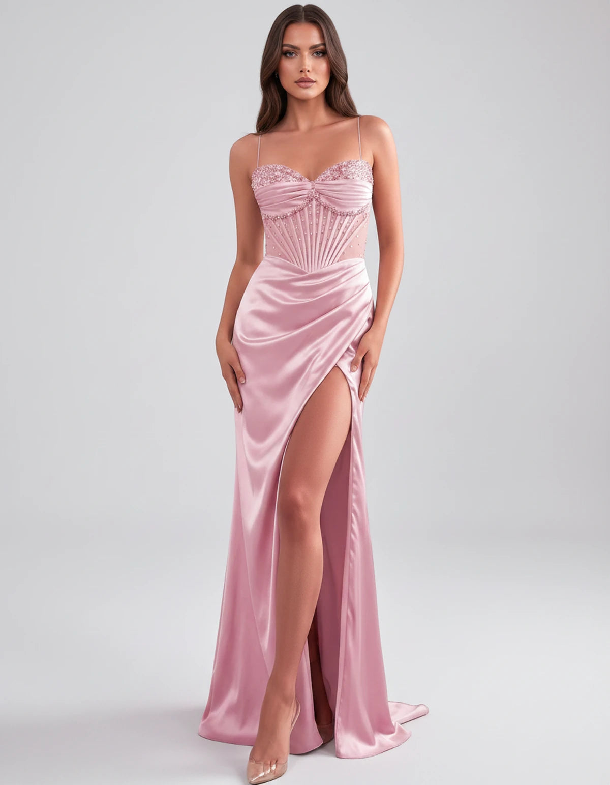 Cassia Maxi Dress — Pink | SKU: SD-84941-pink-2,SD-84941-pink-4,SD-84941-pink-6,SD-84941-pink-8,SD-84941-pink-10,SD-84941-pink-12,SD-84941-pink-14,SD-84941-pink-14W,SD-84941-pink-16,SD-84941-pink-16W,SD-84941-pink-18W,SD-84941-pink-20W
