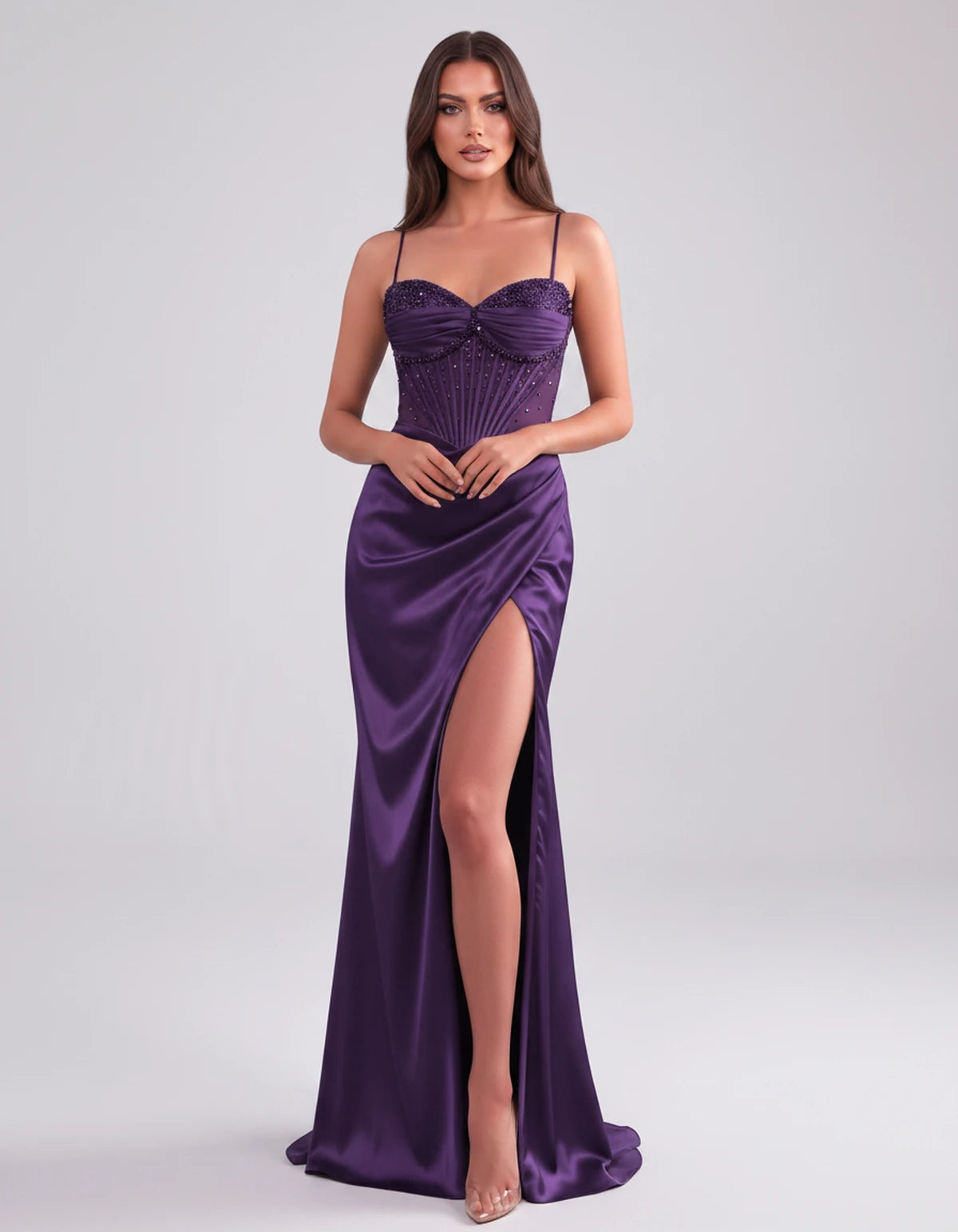Cassia Maxi Dress — Plum | SKU: SD-84941-plum-2,SD-84941-plum-4,SD-84941-plum-6,SD-84941-plum-8,SD-84941-plum-10,SD-84941-plum-12,SD-84941-plum-14,SD-84941-plum-14W,SD-84941-plum-16,SD-84941-plum-16W,SD-84941-plum-18W,SD-84941-plum-20W