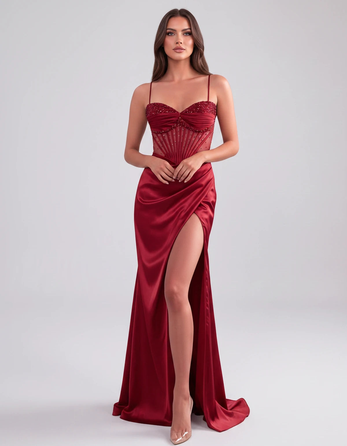 Cassia Maxi Dress — Red | SKU: SD-84941-red-2,SD-84941-red-4,SD-84941-red-6,SD-84941-red-8,SD-84941-red-10,SD-84941-red-12,SD-84941-red-14,SD-84941-red-14W,SD-84941-red-16,SD-84941-red-16W,SD-84941-red-18W,SD-84941-red-20W