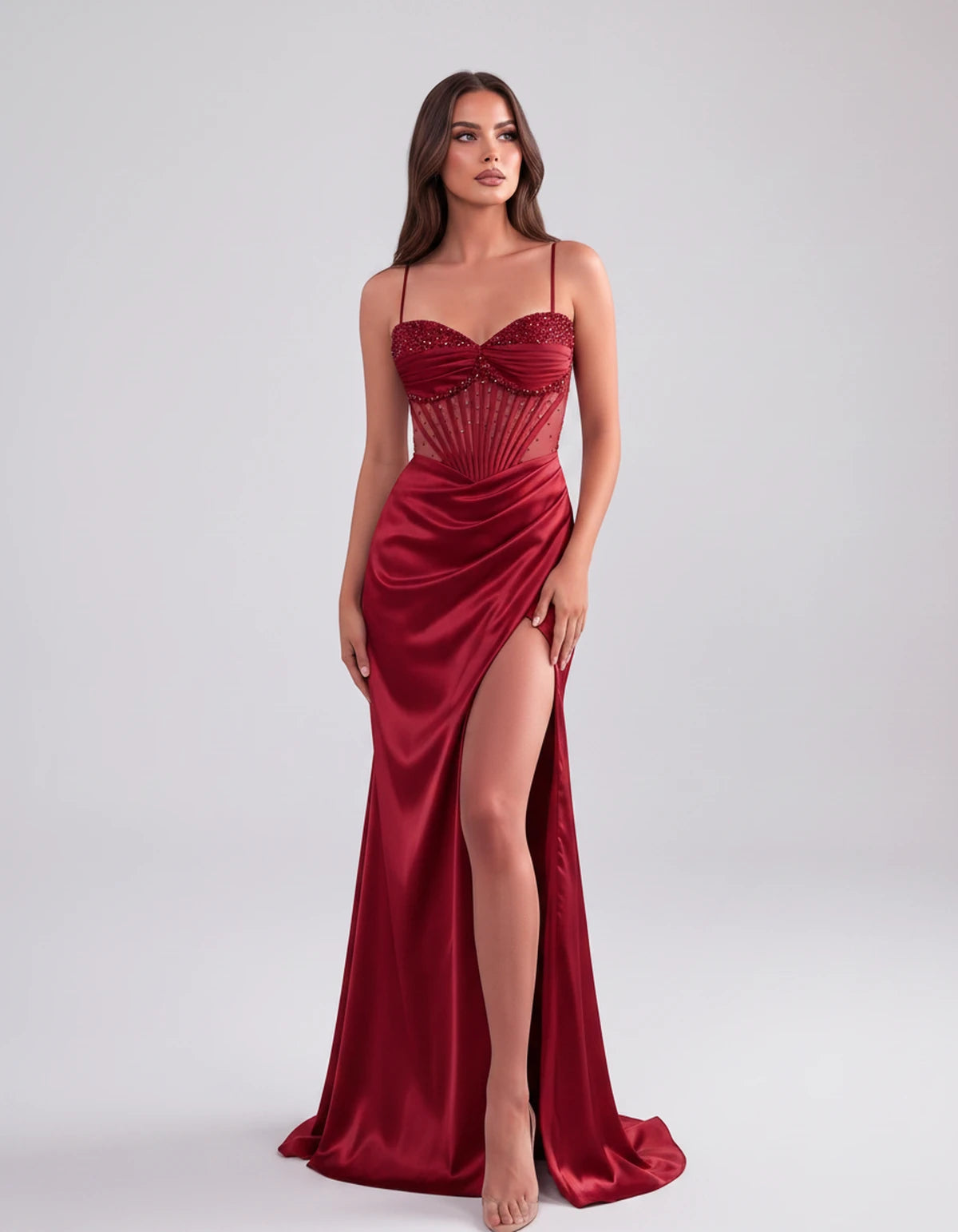 Cassia Maxi Dress — Red | SKU: SD-84941-red-2,SD-84941-red-4,SD-84941-red-6,SD-84941-red-8,SD-84941-red-10,SD-84941-red-12,SD-84941-red-14,SD-84941-red-14W,SD-84941-red-16,SD-84941-red-16W,SD-84941-red-18W,SD-84941-red-20W