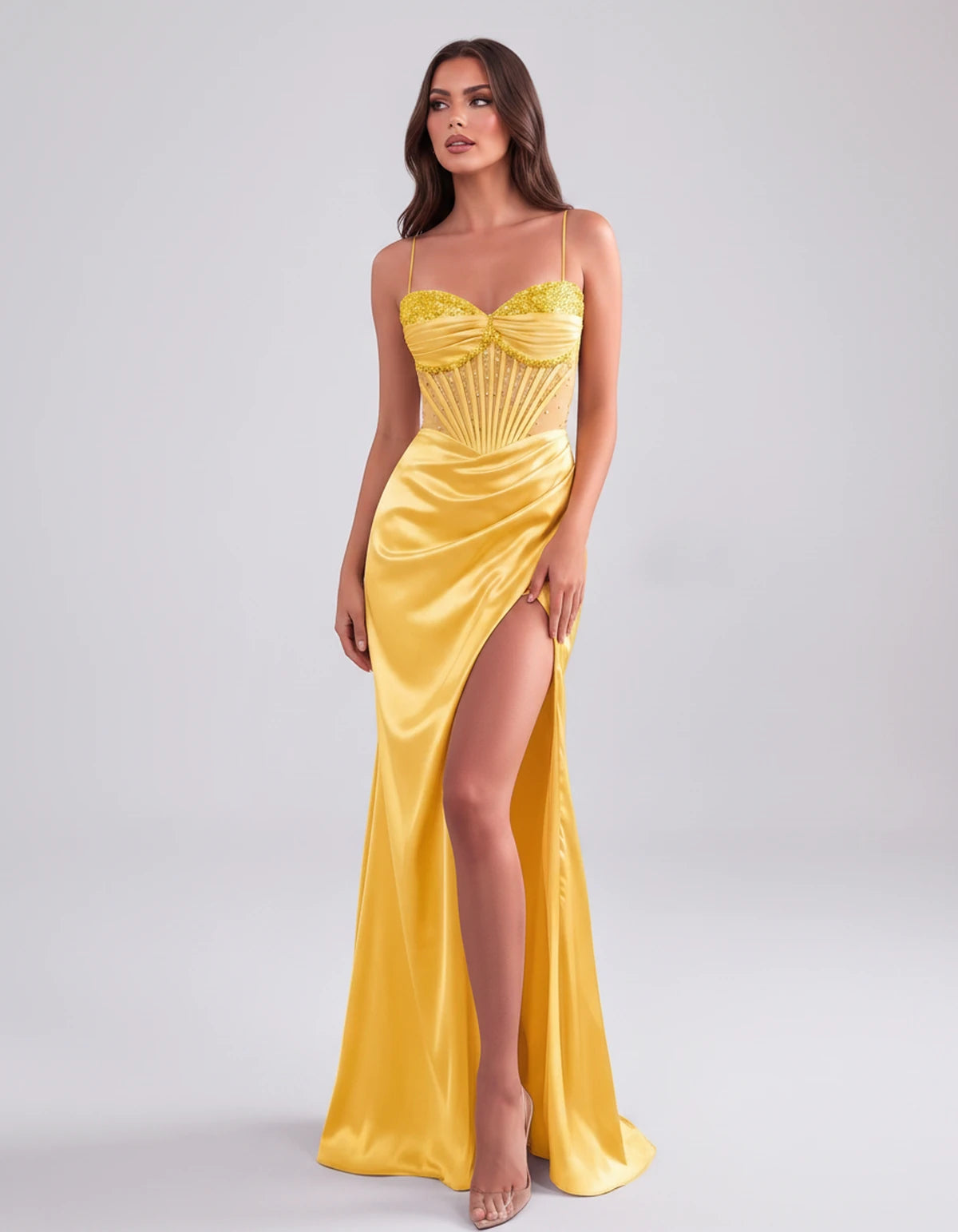 Cassia Maxi Dress — Yellow | SKU: SD-84941-yellow-2,SD-84941-yellow-4,SD-84941-yellow-6,SD-84941-yellow-8,SD-84941-yellow-10,SD-84941-yellow-12,SD-84941-yellow-14,SD-84941-yellow-14W,SD-84941-yellow-16,SD-84941-yellow-16W,SD-84941-yellow-18W,SD-84941-yellow-20W