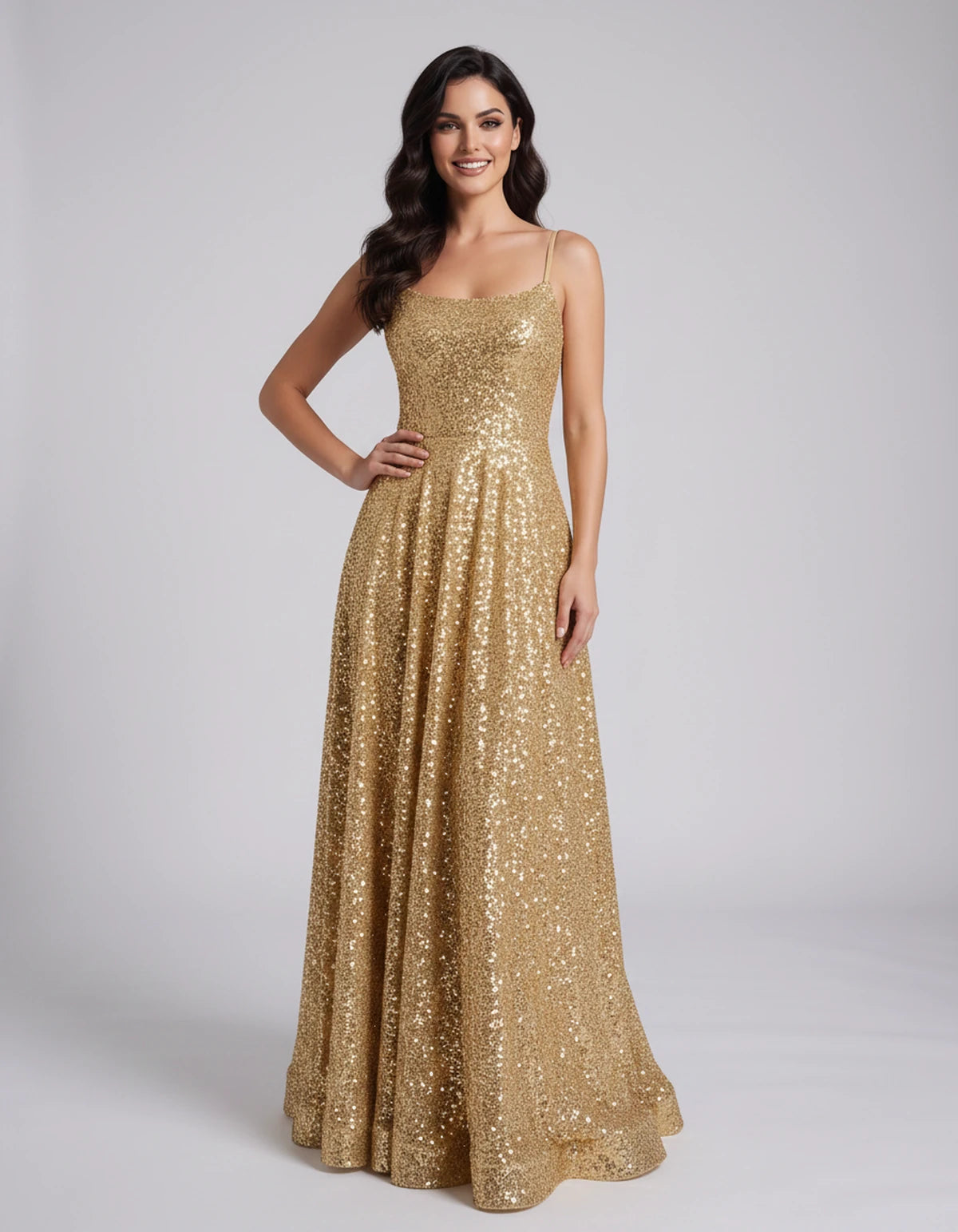 Castellane Maxi Dress — Gold | SKU: SD-84581-gold-2,SD-84581-gold-4,SD-84581-gold-6,SD-84581-gold-8,SD-84581-gold-10,SD-84581-gold-12,SD-84581-gold-14,SD-84581-gold-16,SD-84581-gold-16W,SD-84581-gold-18W,SD-84581-gold-20W,SD-84581-gold-22W