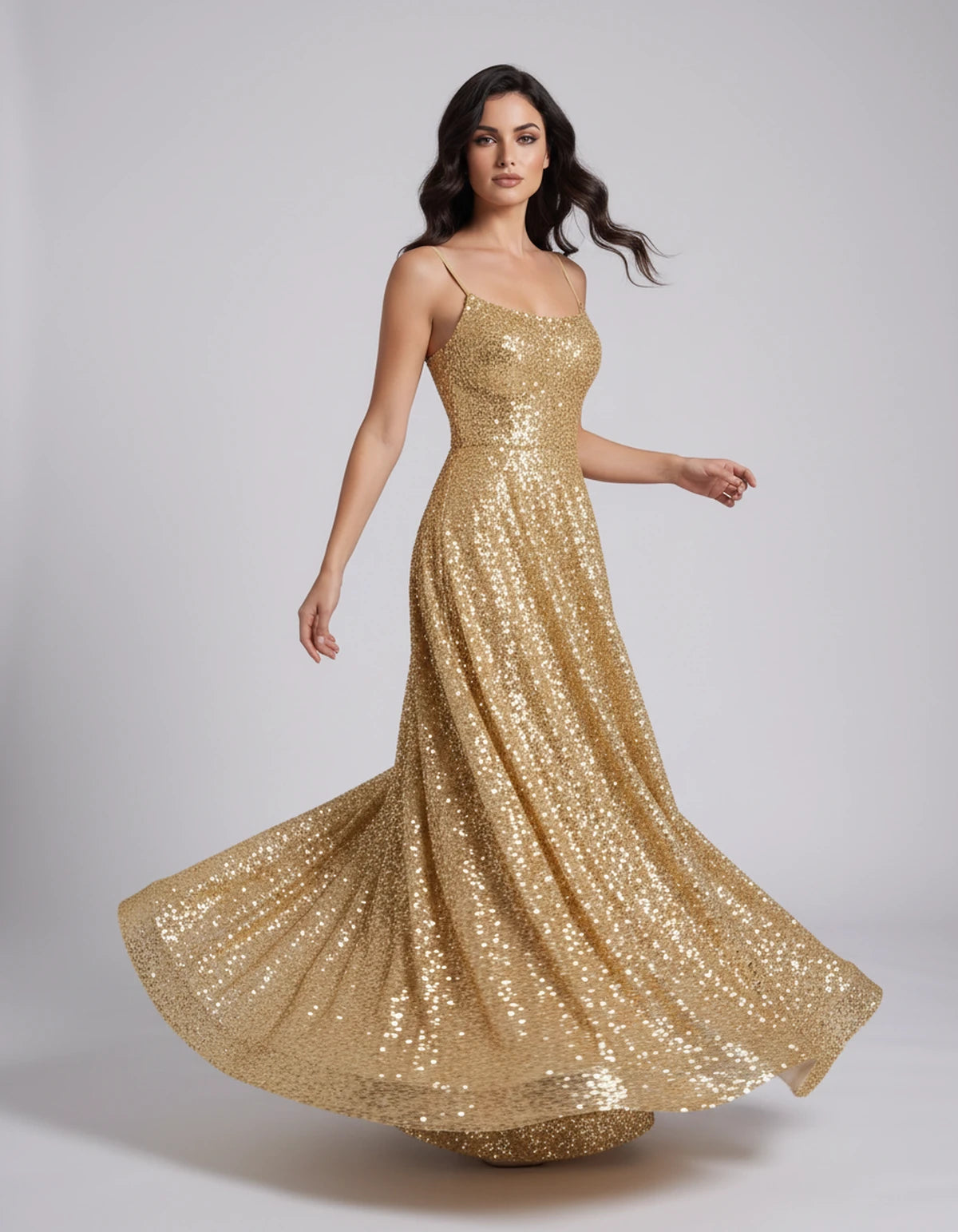 Castellane Maxi Dress — Gold | SKU: SD-84581-gold-2,SD-84581-gold-4,SD-84581-gold-6,SD-84581-gold-8,SD-84581-gold-10,SD-84581-gold-12,SD-84581-gold-14,SD-84581-gold-16,SD-84581-gold-16W,SD-84581-gold-18W,SD-84581-gold-20W,SD-84581-gold-22W