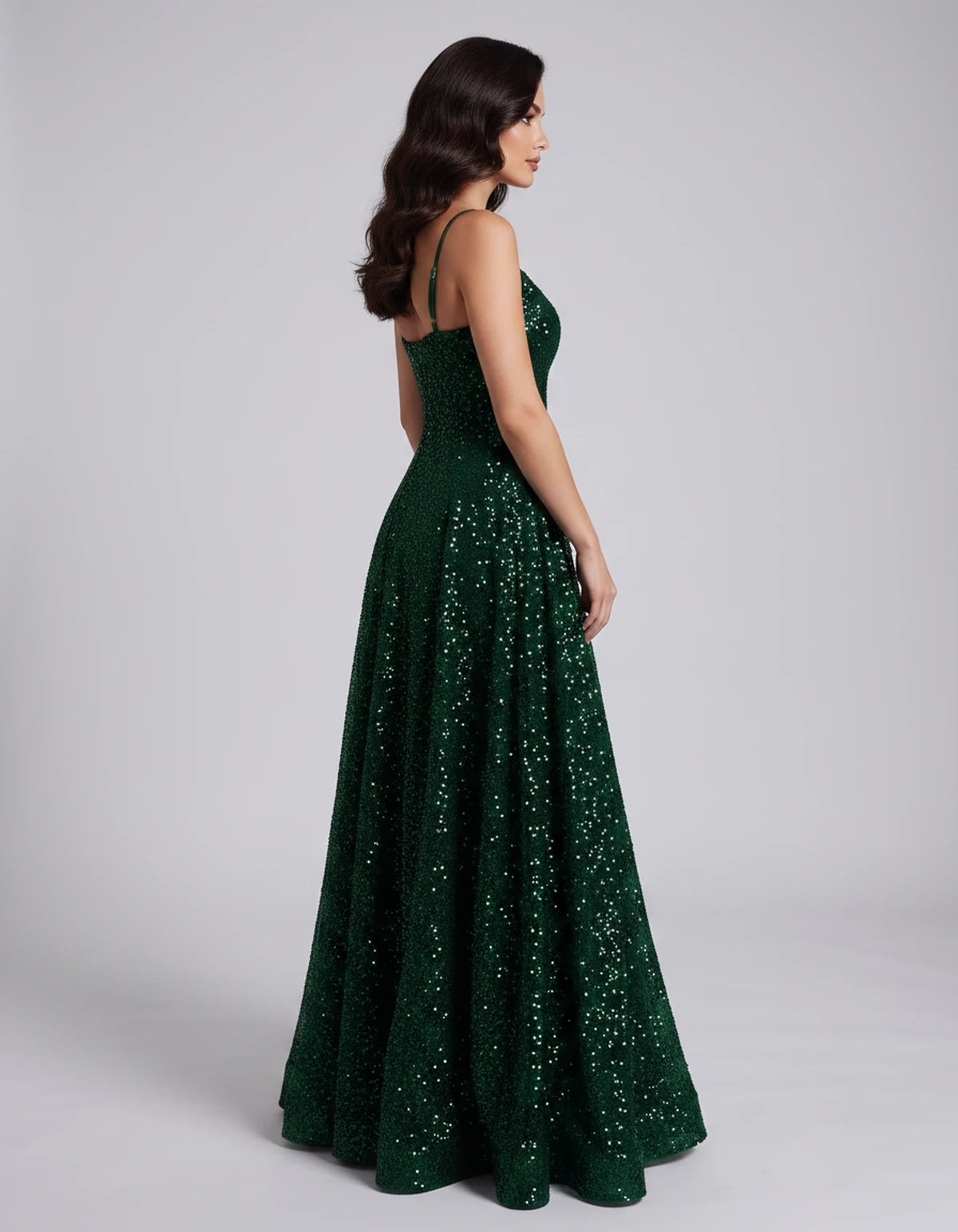 Castellane Maxi Dress — Green | SKU: SD-84581-green-2,SD-84581-green-4,SD-84581-green-6,SD-84581-green-8,SD-84581-green-10,SD-84581-green-12,SD-84581-green-14,SD-84581-green-16,SD-84581-green-16W,SD-84581-green-18W,SD-84581-green-20W,SD-84581-green-22W