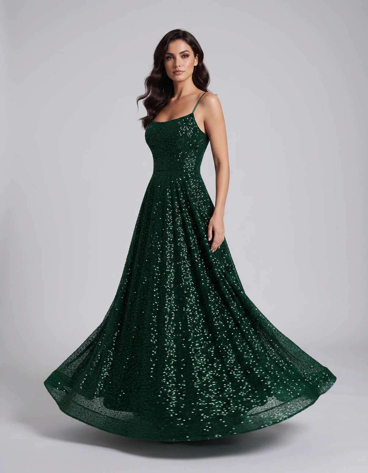 Castellane Maxi Dress — Green | SKU: SD-84581-green-2,SD-84581-green-4,SD-84581-green-6,SD-84581-green-8,SD-84581-green-10,SD-84581-green-12,SD-84581-green-14,SD-84581-green-16,SD-84581-green-16W,SD-84581-green-18W,SD-84581-green-20W,SD-84581-green-22W