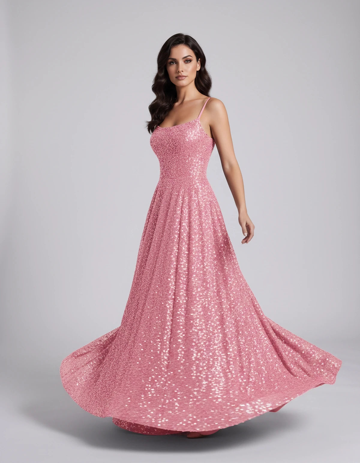 Castellane Maxi Dress — Pink | SKU: SD-84581-pink-2,SD-84581-pink-4,SD-84581-pink-6,SD-84581-pink-8,SD-84581-pink-10,SD-84581-pink-12,SD-84581-pink-14,SD-84581-pink-16,SD-84581-pink-16W,SD-84581-pink-18W,SD-84581-pink-20W,SD-84581-pink-22W