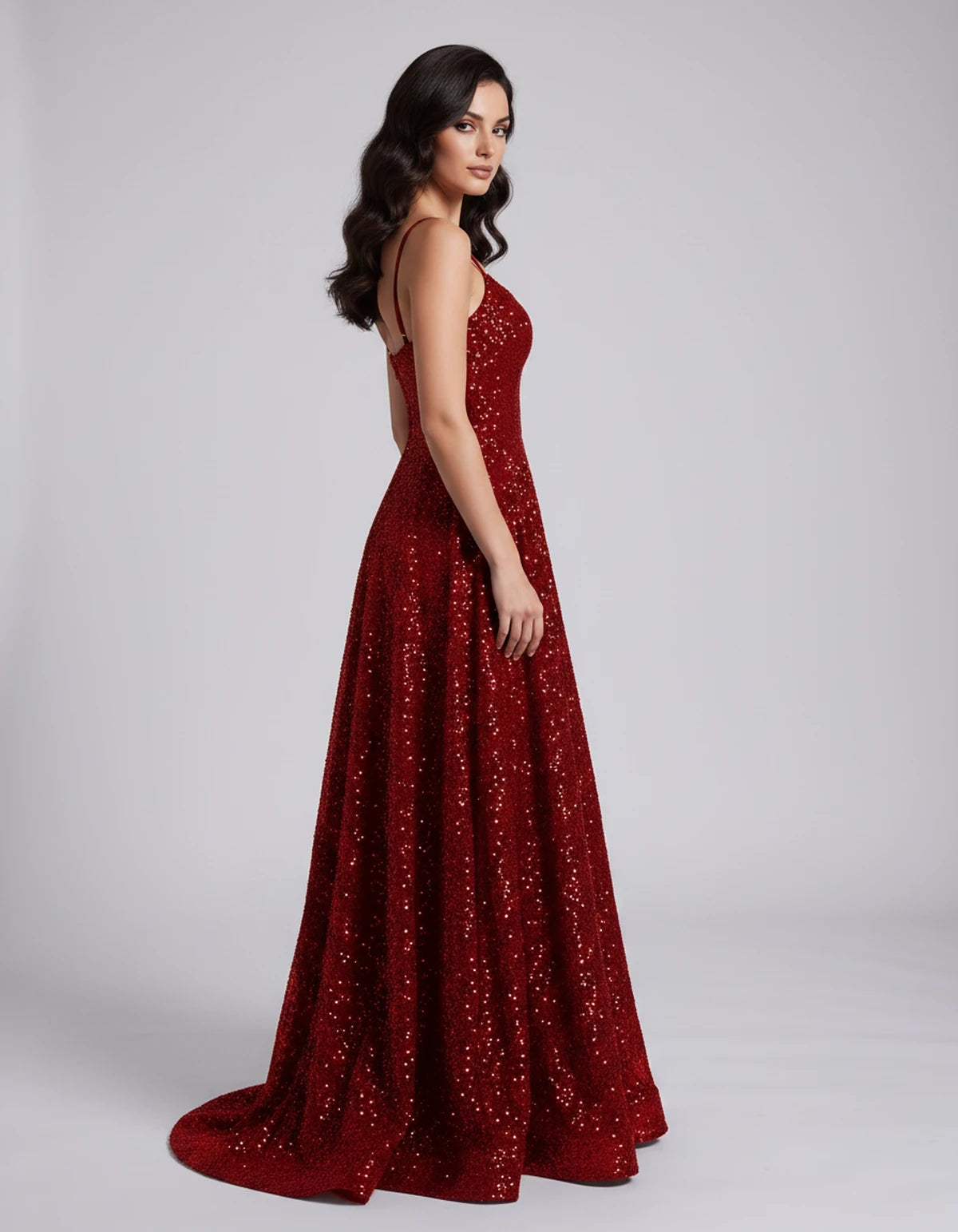 Castellane Maxi Dress — Red | SKU: SD-84581-red-2,SD-84581-red-4,SD-84581-red-6,SD-84581-red-8,SD-84581-red-10,SD-84581-red-12,SD-84581-red-14,SD-84581-red-16,SD-84581-red-16W,SD-84581-red-18W,SD-84581-red-20W,SD-84581-red-22W