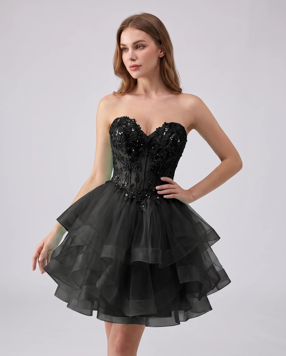 Cerelia Midi Dresses — Black