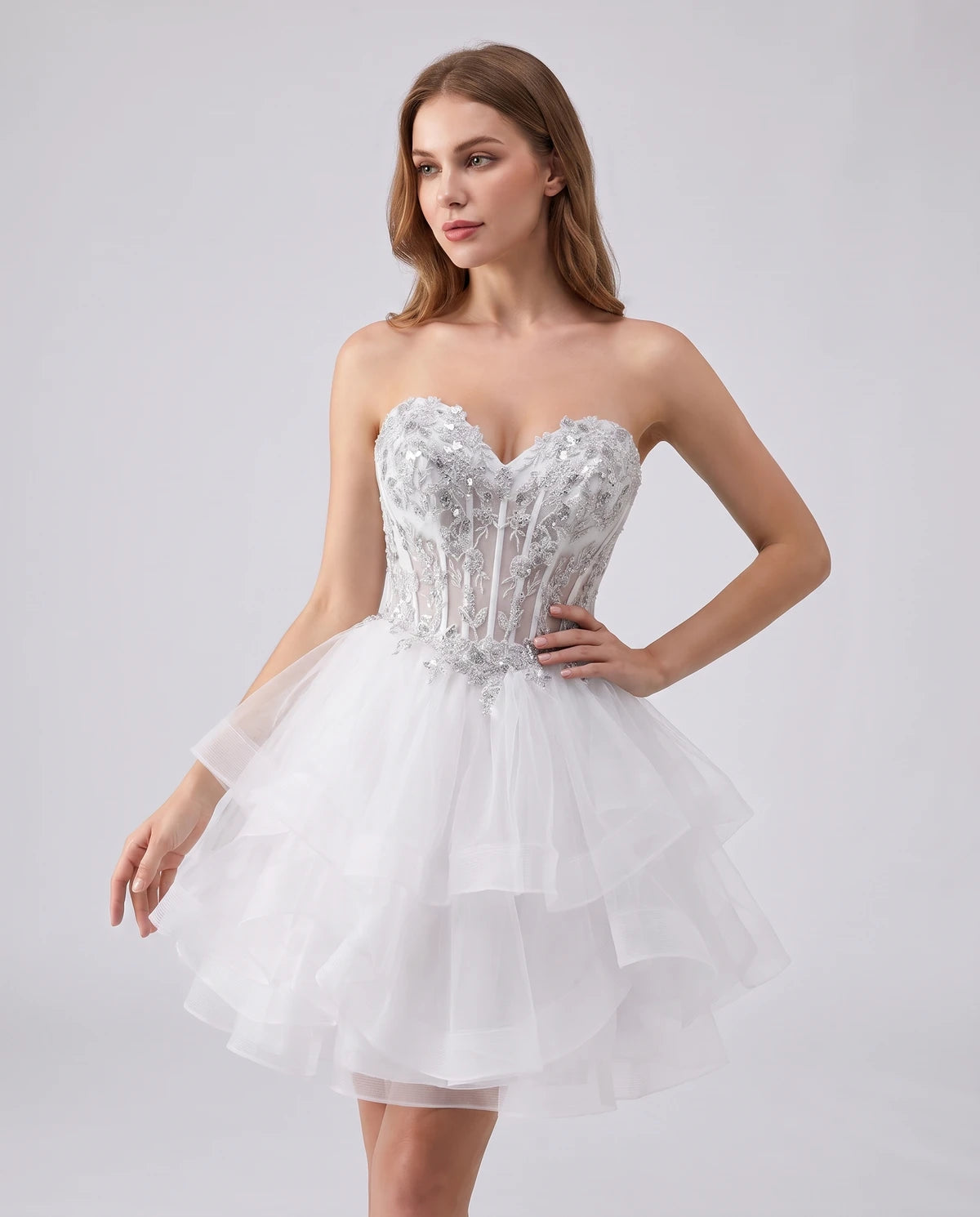 Cerelia Midi Dresses — White