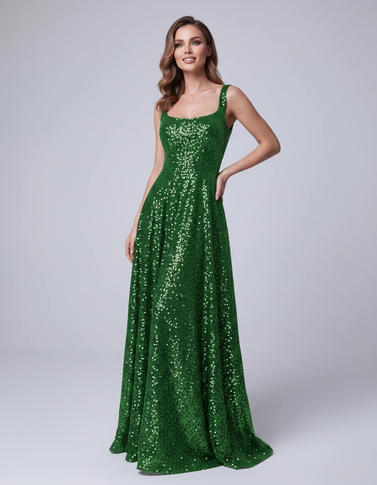Cerise Maxi Dress — Green | SKU: SD-37869-green-2,SD-37869-green-4,SD-37869-green-6,SD-37869-green-8,SD-37869-green-10,SD-37869-green-12,SD-37869-green-14,SD-37869-green-16,SD-37869-green-16W,SD-37869-green-18W,SD-37869-green-20W