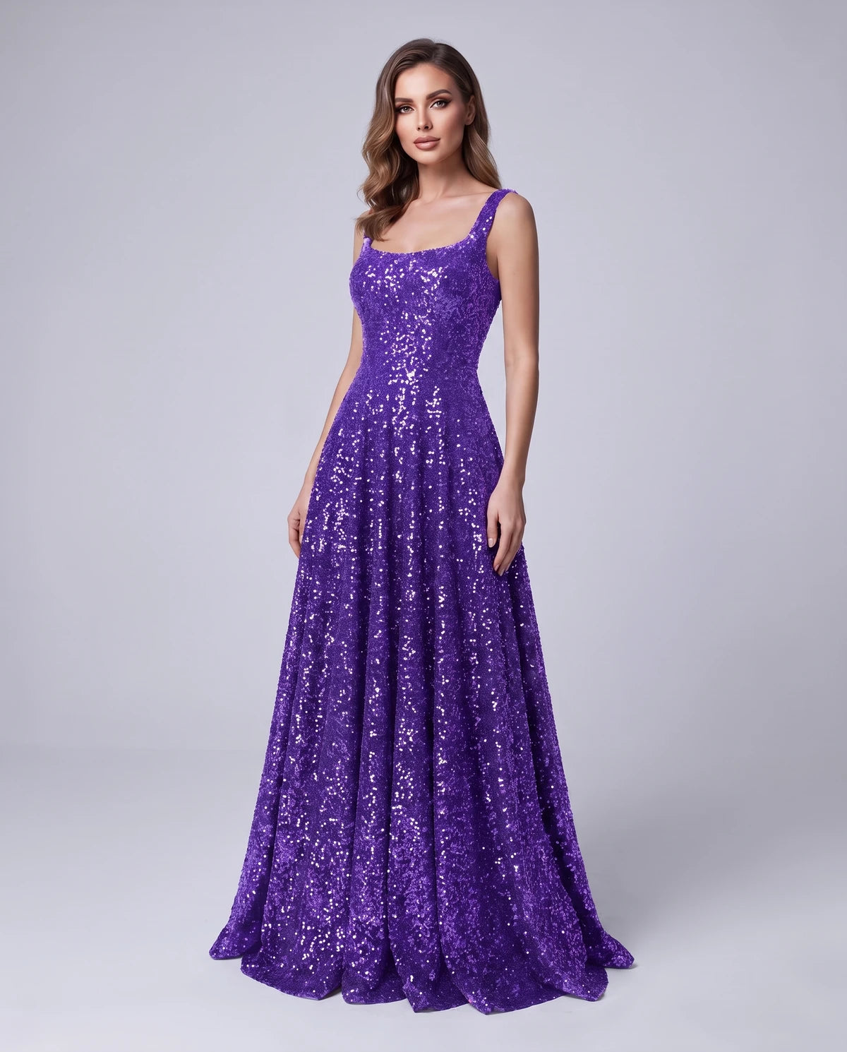 Cerise Maxi Dress — Purple