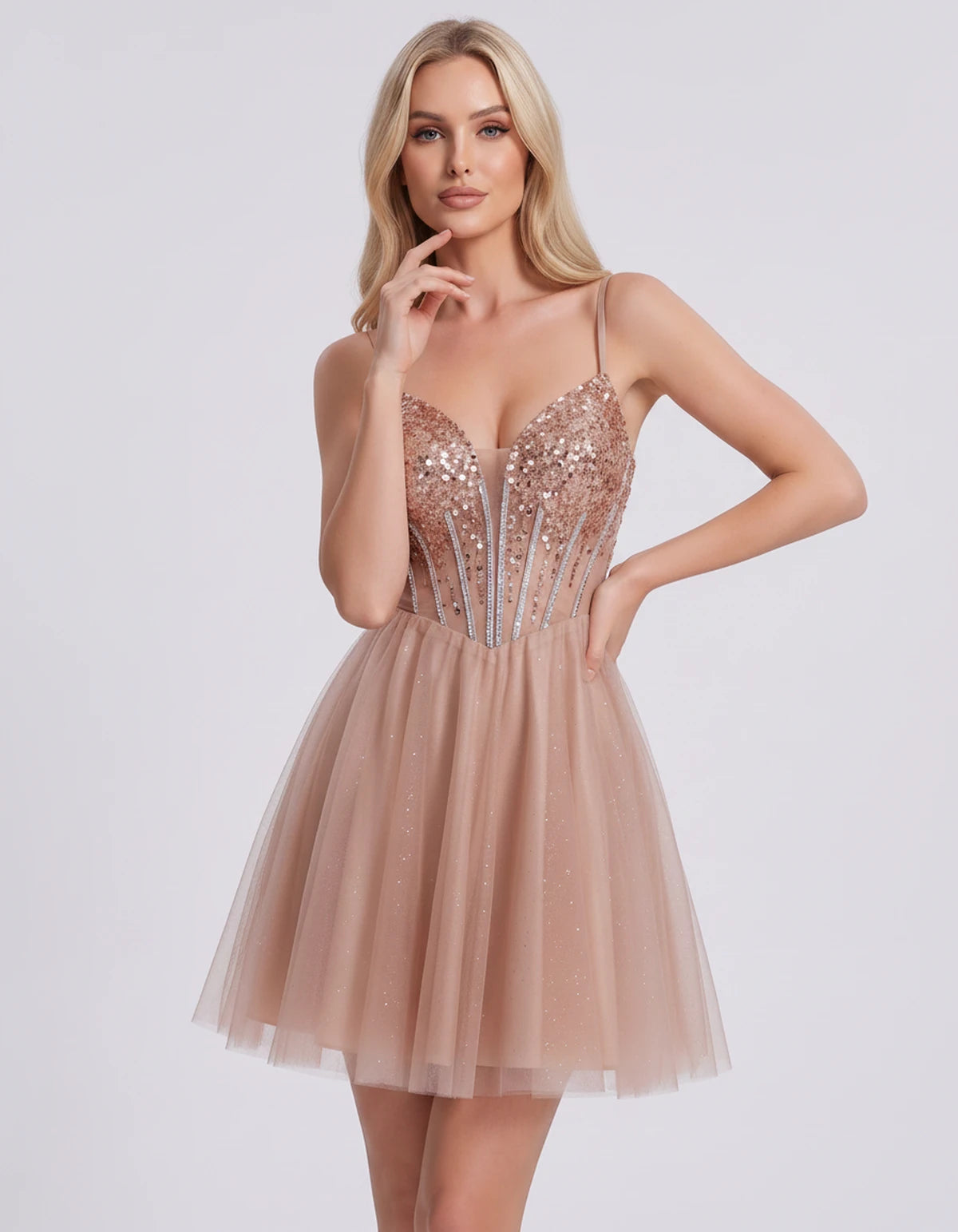 Charlise Mini Dress — Dusty Rose | SKU: SD-81155-dustyrose-2,SD-81155-dustyrose-4,SD-81155-dustyrose-6,SD-81155-dustyrose-8,SD-81155-dustyrose-10,SD-81155-dustyrose-12,SD-81155-dustyrose-14,SD-81155-dustyrose-16,SD-81155-dustyrose-16W,SD-81155-dustyrose-18W,SD-81155-dustyrose-20W,SD-81155-dustyrose-22W