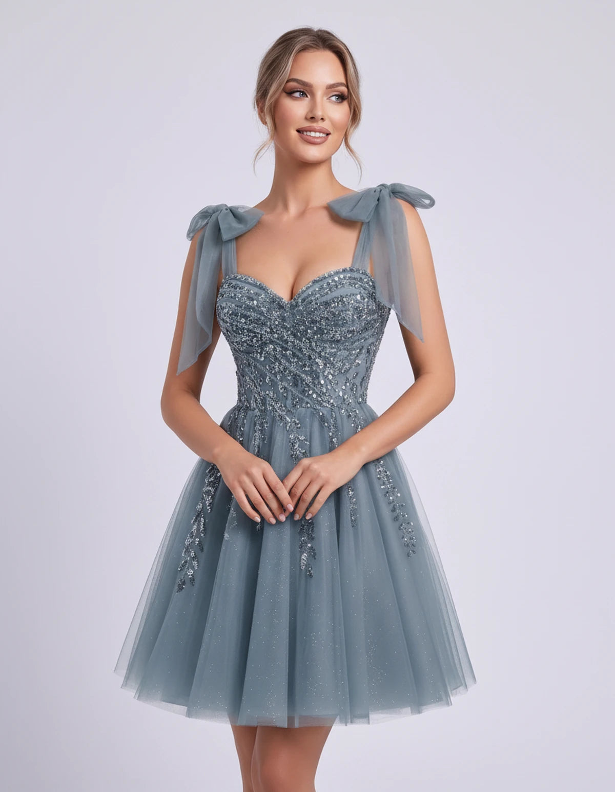 Coralie Midi Dresses — Dusty Blue | SKU: SD-67209-dustyblue-2,SD-67209-dustyblue-4,SD-67209-dustyblue-6,SD-67209-dustyblue-8,SD-67209-dustyblue-10,SD-67209-dustyblue-12,SD-67209-dustyblue-14,SD-67209-dustyblue-14W,SD-67209-dustyblue-16,SD-67209-dustyblue-16W,SD-67209-dustyblue-18W,SD-67209-dustyblue-20W