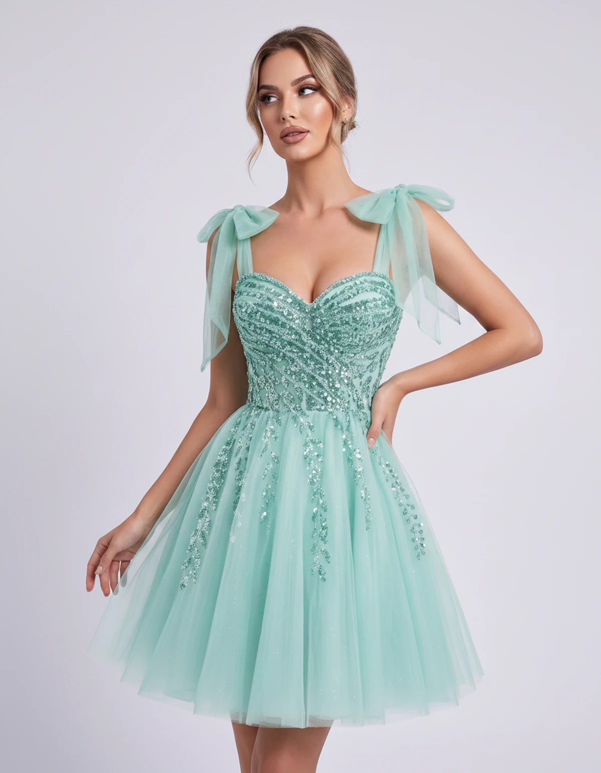 Coralie Midi Dresses — Ice Blue | SKU: SD-67209-iceblue-2,SD-67209-iceblue-4,SD-67209-iceblue-6,SD-67209-iceblue-8,SD-67209-iceblue-10,SD-67209-iceblue-12,SD-67209-iceblue-14,SD-67209-iceblue-14W,SD-67209-iceblue-16,SD-67209-iceblue-16W,SD-67209-iceblue-18W,SD-67209-iceblue-20W