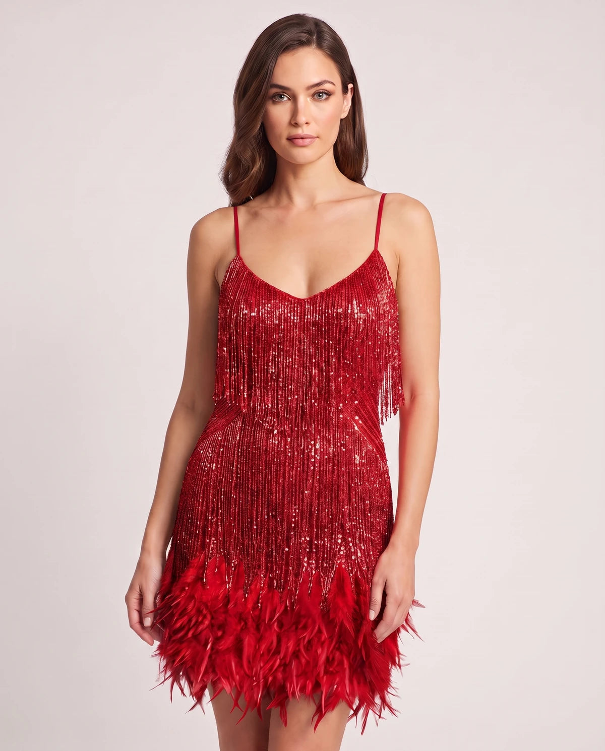 Dulcinea Mini Dress — Red