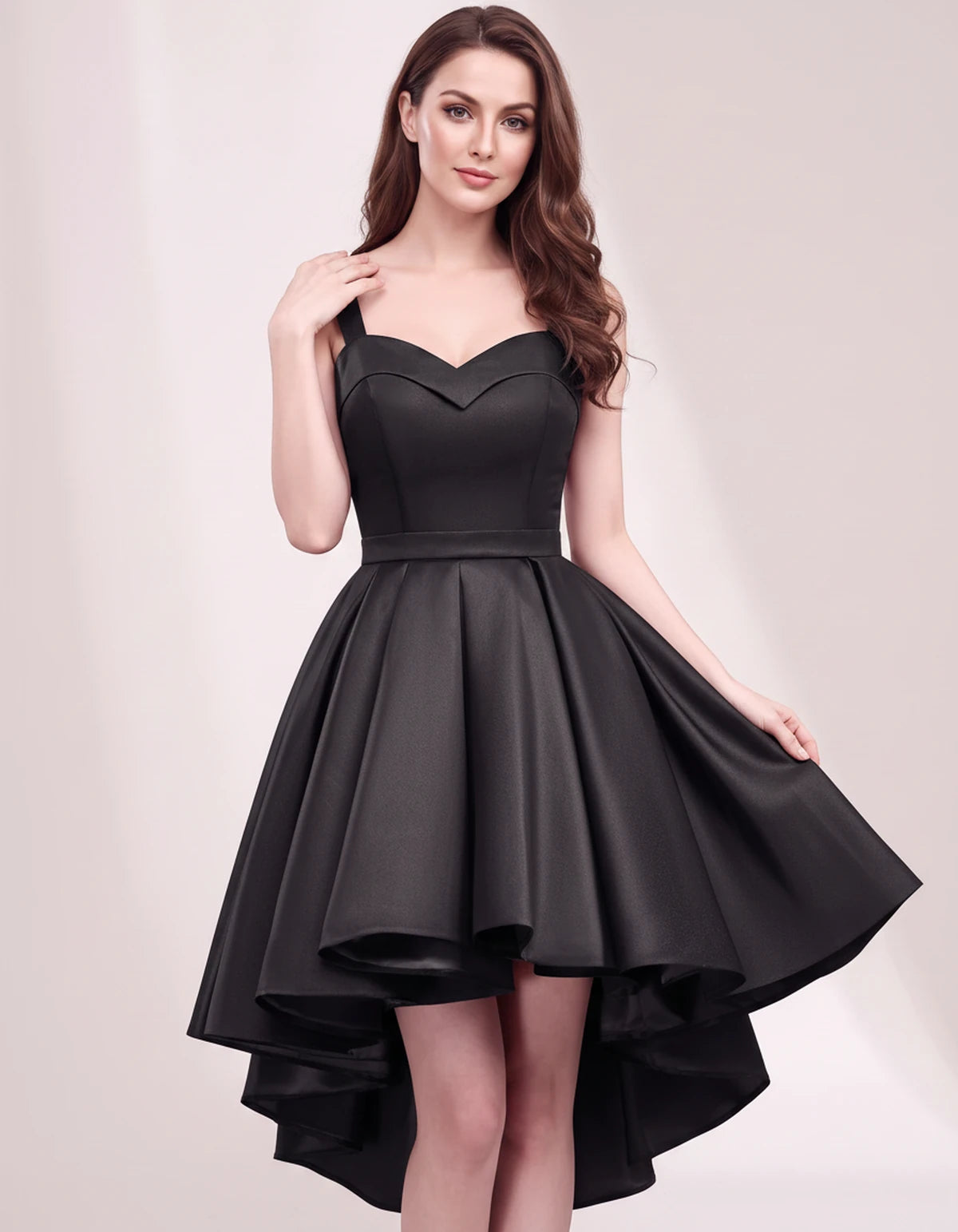 Ephemera Mini Dress — Black | SKU: SD-75853-black-2,SD-75853-black-4,SD-75853-black-6,SD-75853-black-8,SD-75853-black-10,SD-75853-black-12,SD-75853-black-14,SD-75853-black-16,SD-75853-black-16W,SD-75853-black-18W,SD-75853-black-20W,SD-75853-black-22W