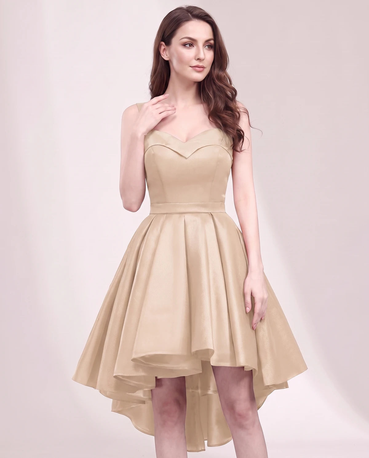 Ephemera Mini Dress — Champagne | SKU: SD-75853-champagne-2,SD-75853-champagne-4,SD-75853-champagne-6,SD-75853-champagne-8,SD-75853-champagne-10,SD-75853-champagne-12,SD-75853-champagne-14,SD-75853-champagne-16,SD-75853-champagne-16W,SD-75853-champagne-18W,SD-75853-champagne-20W,SD-75853-champagne-22W