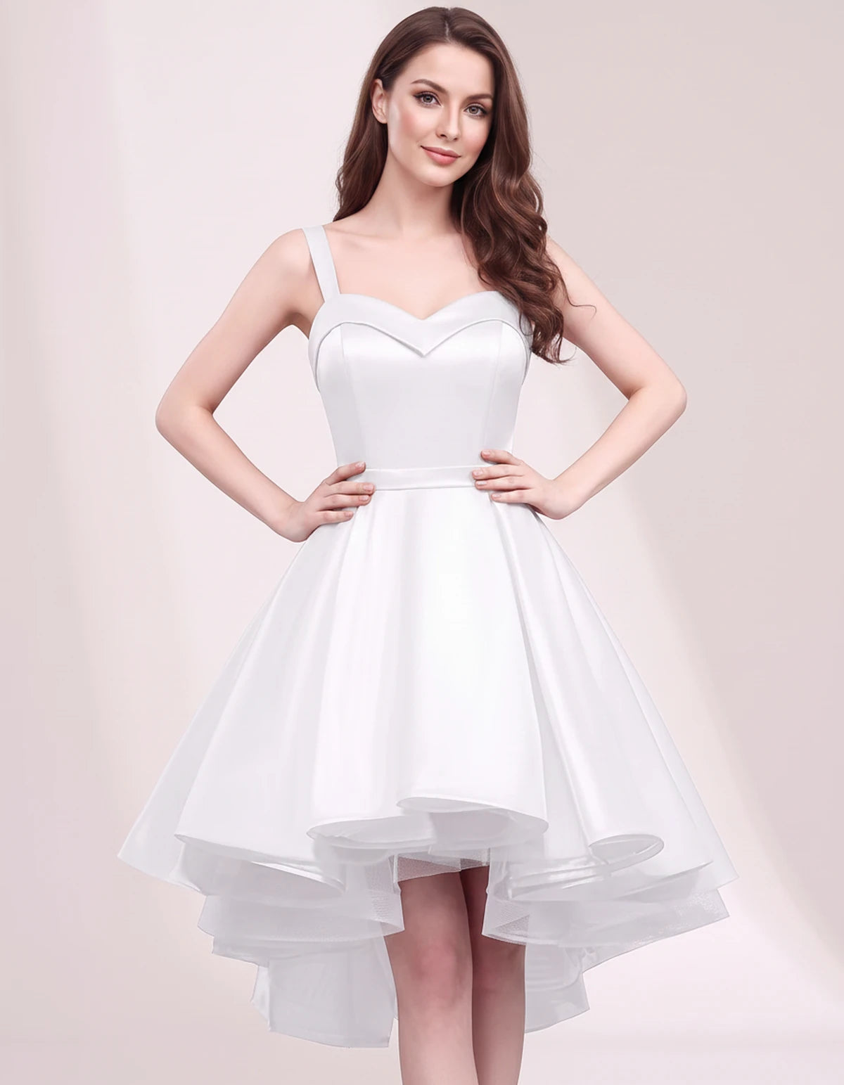 Ephemera Mini Dress — White | SKU: SD-75853-white-2,SD-75853-white-4,SD-75853-white-6,SD-75853-white-8,SD-75853-white-10,SD-75853-white-12,SD-75853-white-14,SD-75853-white-16,SD-75853-white-16W,SD-75853-white-18W,SD-75853-white-20W,SD-75853-white-22W