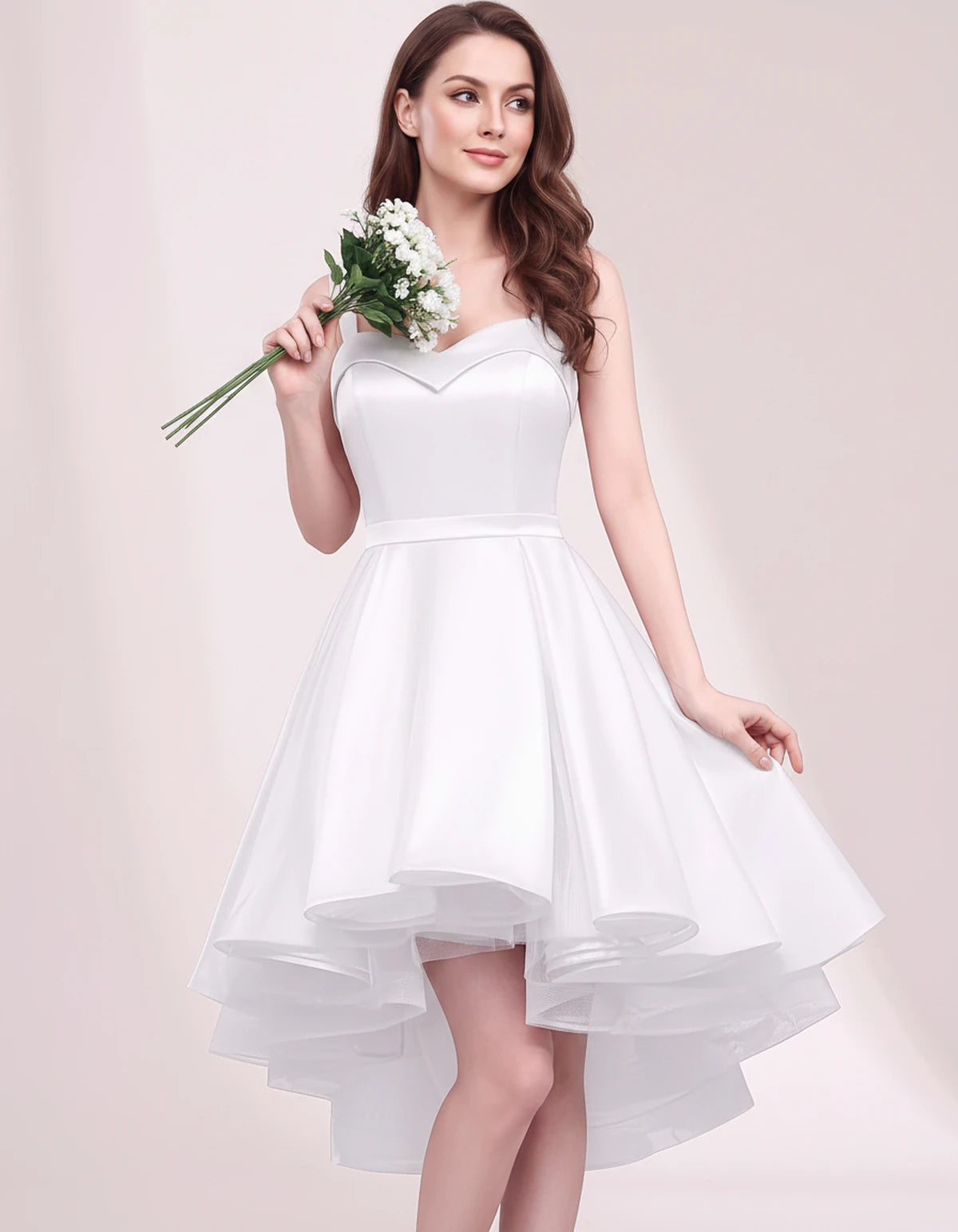 Ephemera Mini Dress — White | SKU: SD-75853-white-2,SD-75853-white-4,SD-75853-white-6,SD-75853-white-8,SD-75853-white-10,SD-75853-white-12,SD-75853-white-14,SD-75853-white-16,SD-75853-white-16W,SD-75853-white-18W,SD-75853-white-20W,SD-75853-white-22W