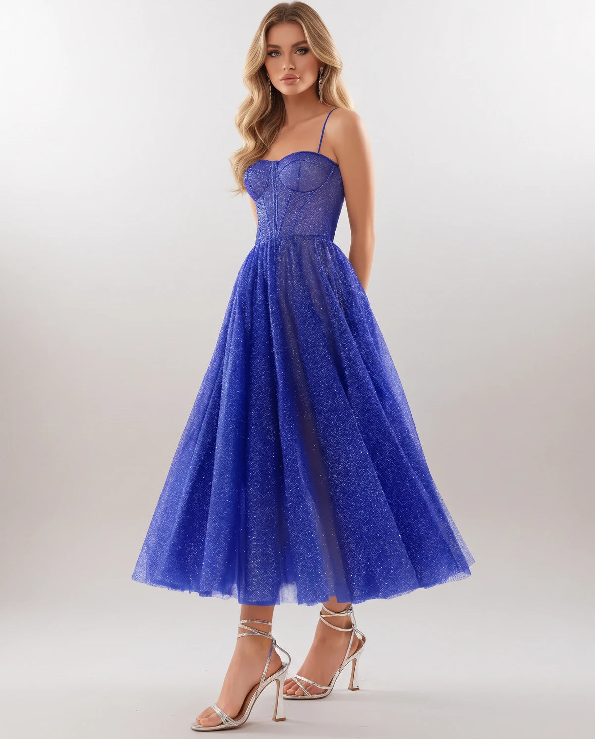 Filomena Midi Dresses — Blue