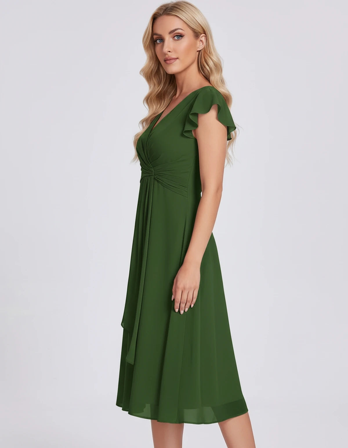 Fontanelle Midi Dresses — Emerald | SKU: SD-32287-emerald-2,SD-32287-emerald-4,SD-32287-emerald-6,SD-32287-emerald-8,SD-32287-emerald-10,SD-32287-emerald-12,SD-32287-emerald-14,SD-32287-emerald-16,SD-32287-emerald-16W,SD-32287-emerald-18W,SD-32287-emerald-20W,SD-32287-emerald-22W
