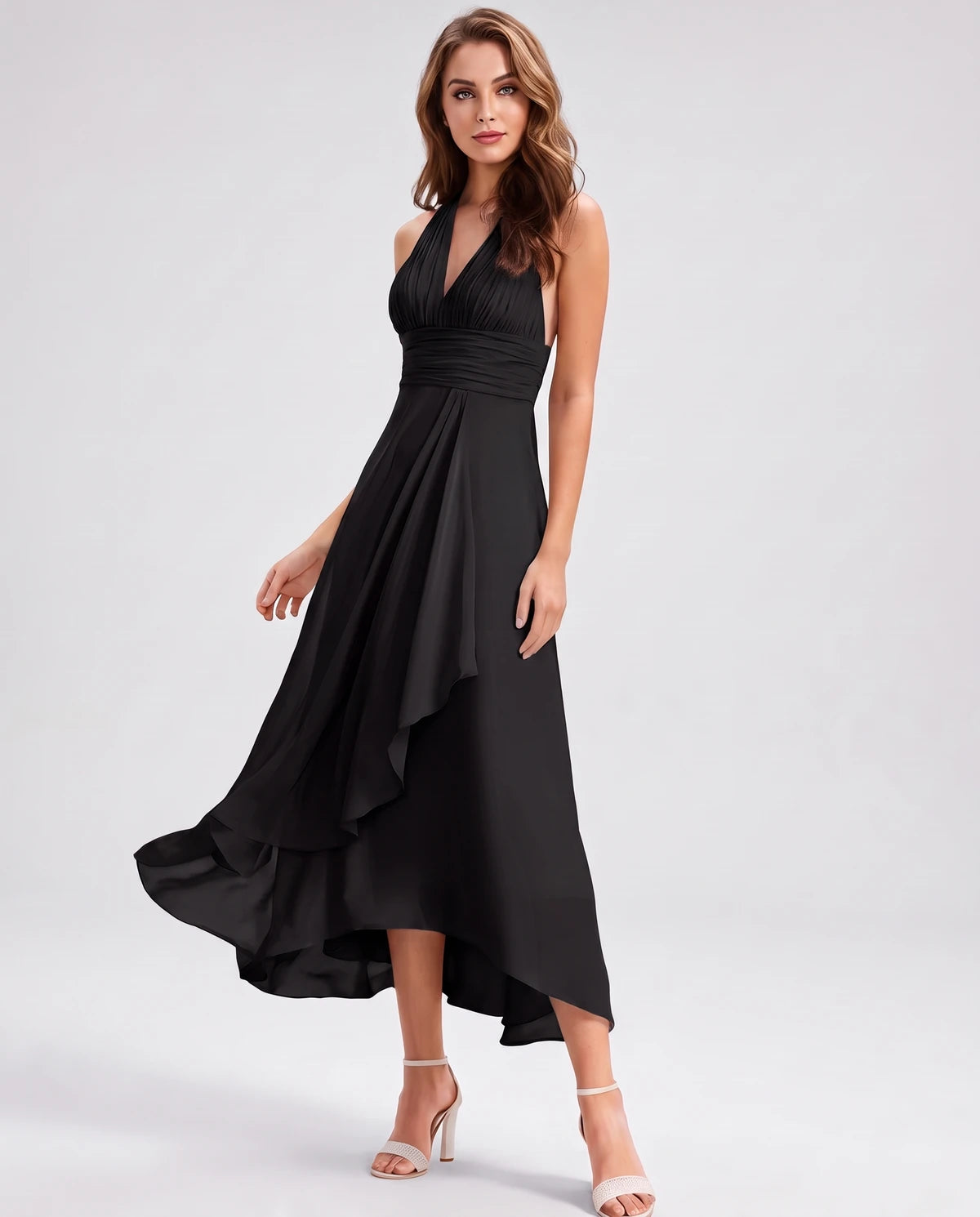 Francesca Maxi Dress — Black