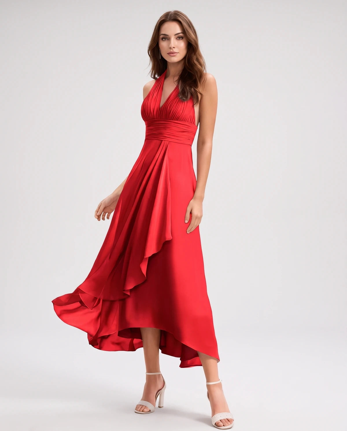 Francesca Maxi Dress — Red