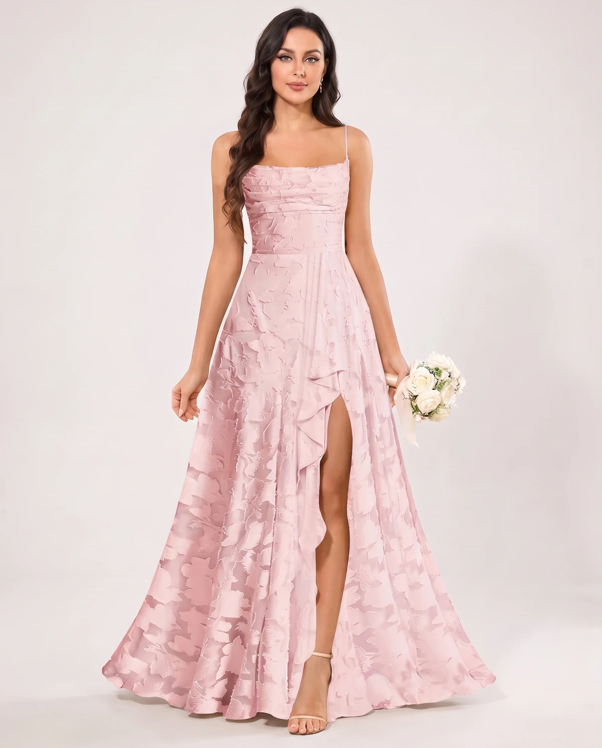 Freesia Maxi Dress — Blush