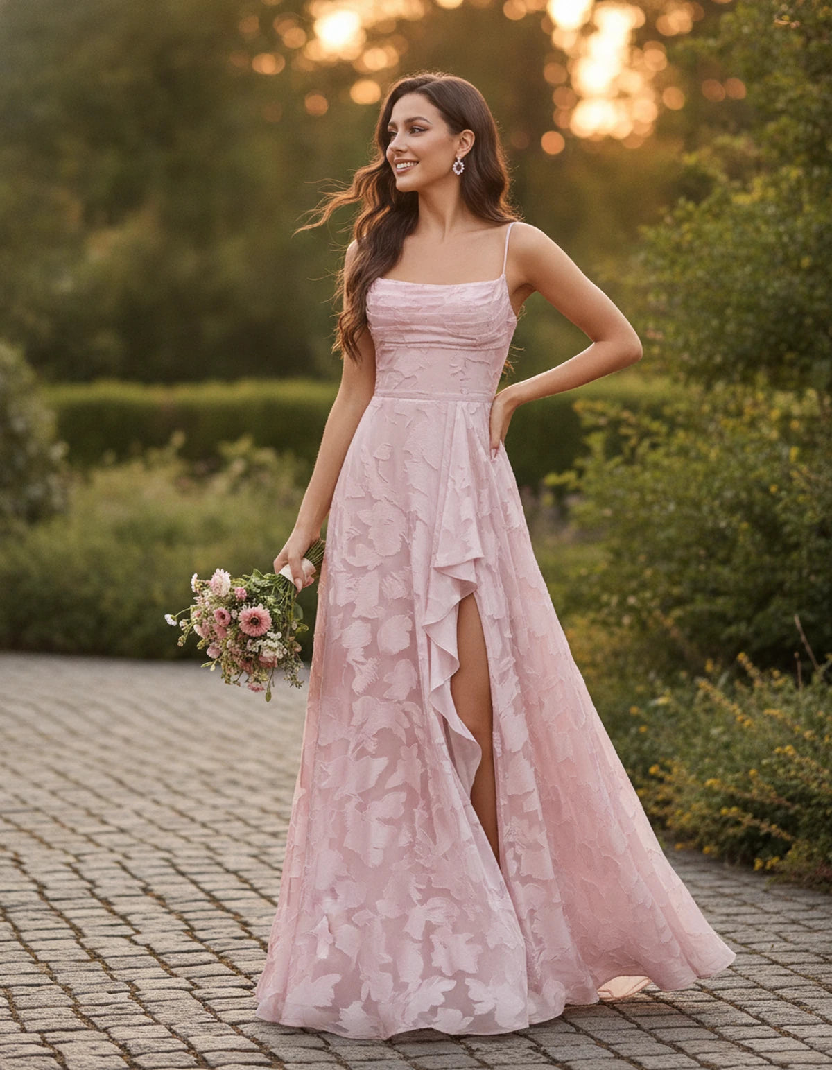 Freesia Maxi Dress — Blush | SKU: SD-59435-blush-2,SD-59435-blush-4,SD-59435-blush-6,SD-59435-blush-8,SD-59435-blush-10,SD-59435-blush-12,SD-59435-blush-14,SD-59435-blush-16,SD-59435-blush-16W,SD-59435-blush-18W,SD-59435-blush-20W