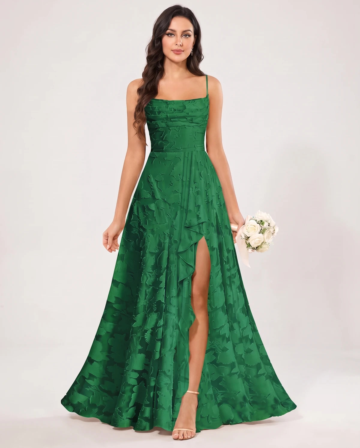 Freesia Maxi Dress — Emerald