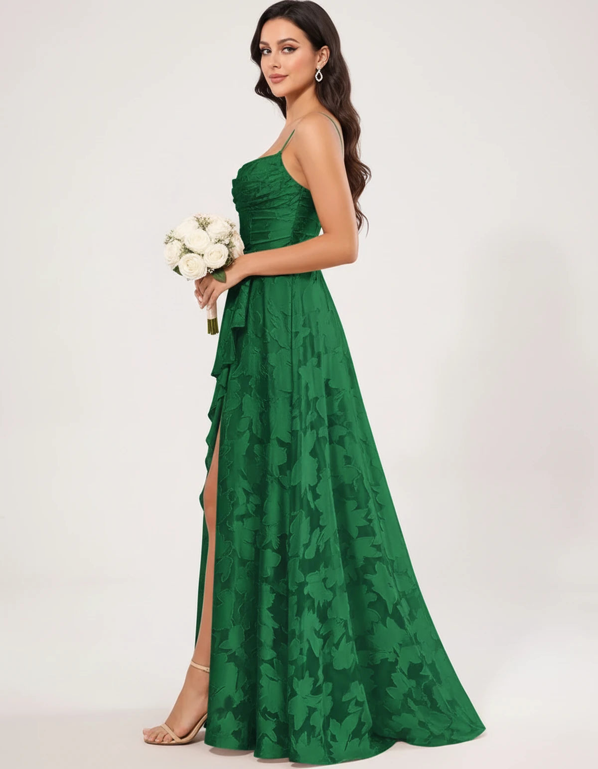 Freesia Maxi Dress — Emerald | SKU: SD-59435-emerald-2,SD-59435-emerald-4,SD-59435-emerald-6,SD-59435-emerald-8,SD-59435-emerald-10,SD-59435-emerald-12,SD-59435-emerald-14,SD-59435-emerald-16,SD-59435-emerald-16W,SD-59435-emerald-18W,SD-59435-emerald-20W