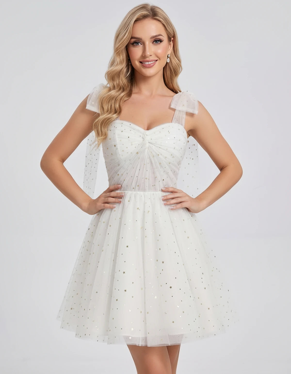 Galatea Mini Dress — Ivory | SKU: SD-88413-ivory-2,SD-88413-ivory-4,SD-88413-ivory-6,SD-88413-ivory-8,SD-88413-ivory-10,SD-88413-ivory-12,SD-88413-ivory-14,SD-88413-ivory-14W,SD-88413-ivory-16,SD-88413-ivory-16W,SD-88413-ivory-18,SD-88413-ivory-20