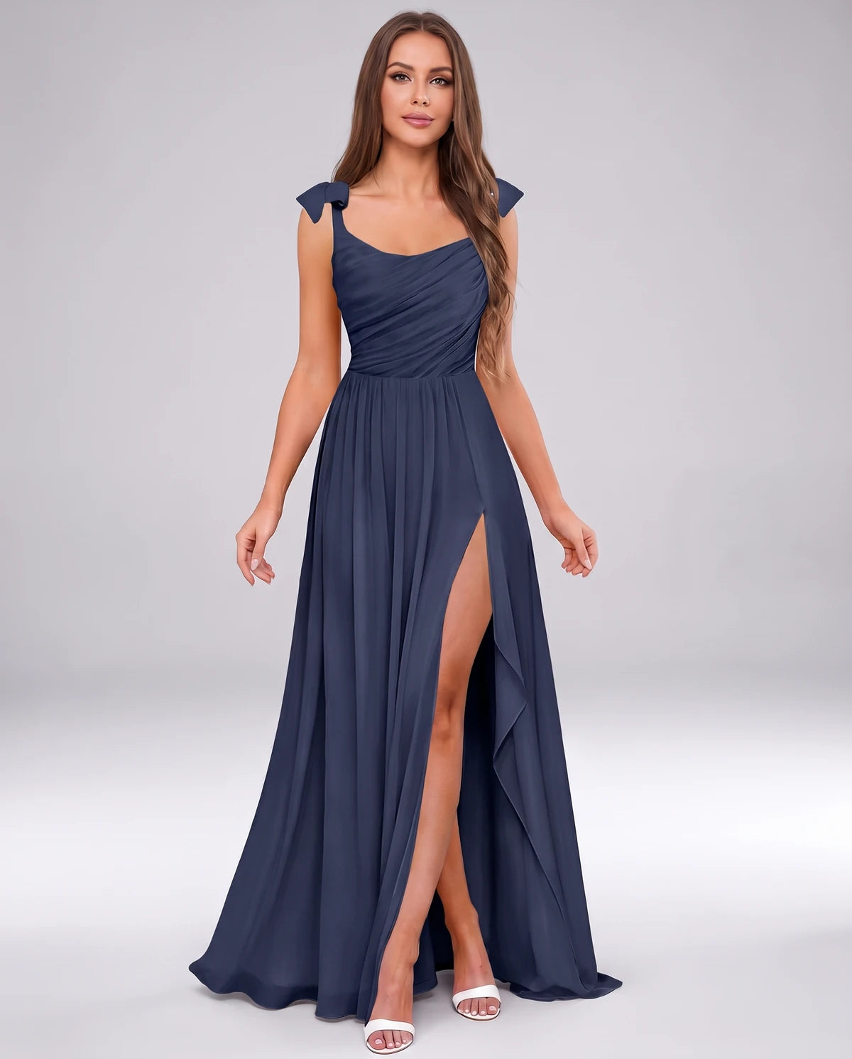 Genevra Maxi Dress — Navy