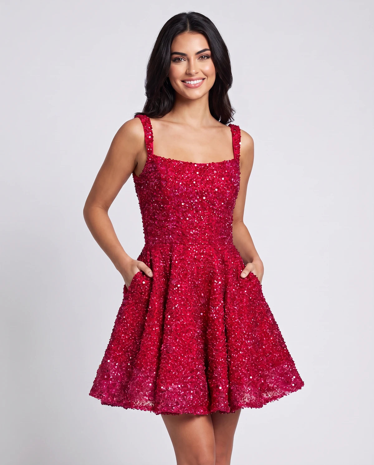Grenoble Mini Dress — Red