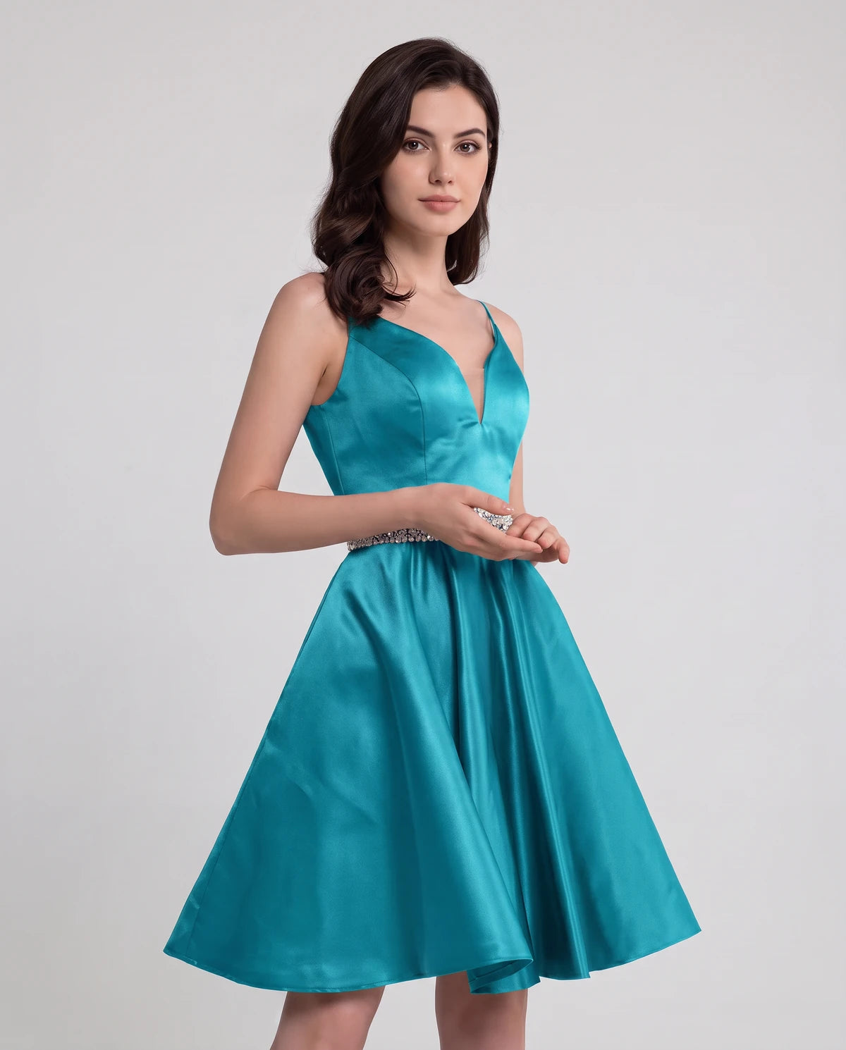 Guinevere Mini Dress — Blue