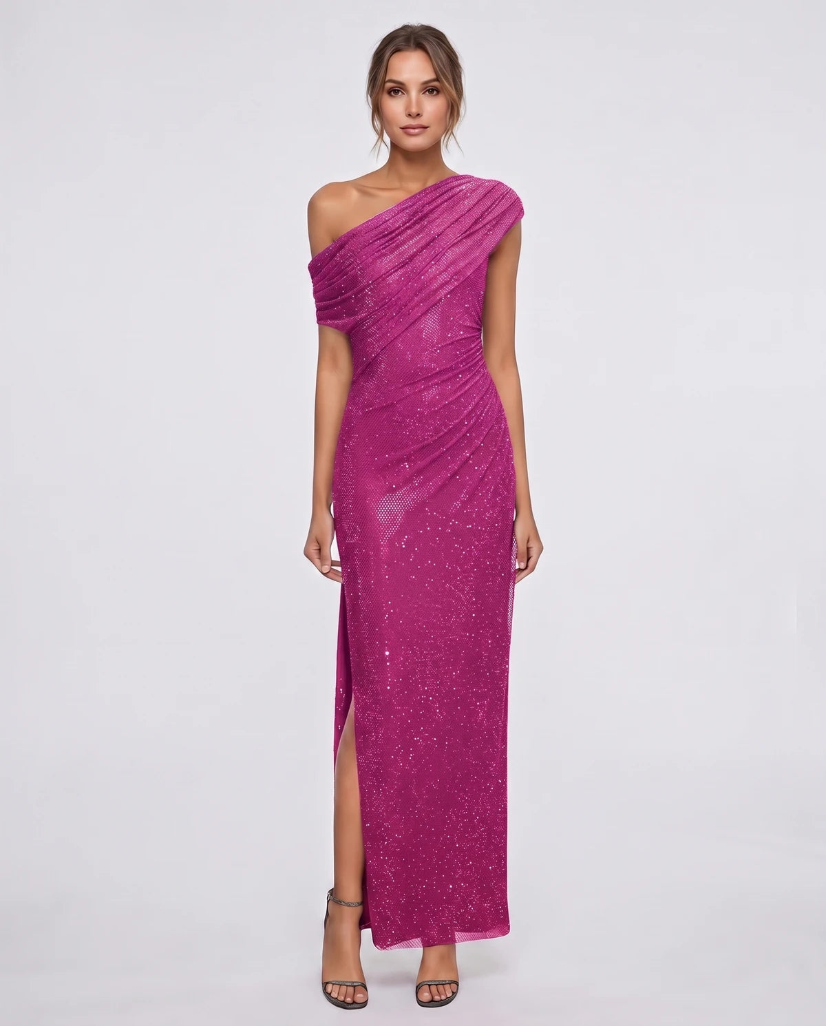 Harmonia Maxi Dress — Hot Pink