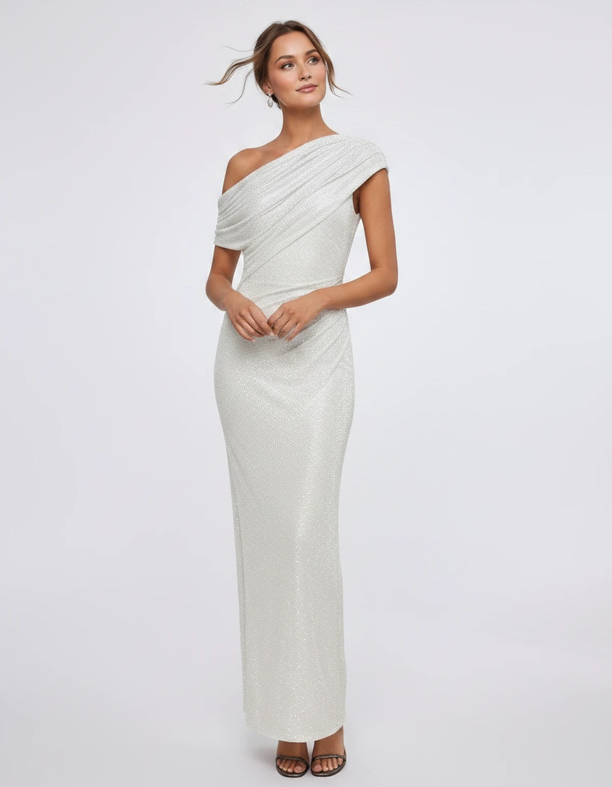 Harmonia Maxi Dress — White | SKU: SD-04818-white-2,SD-04818-white-4,SD-04818-white-6,SD-04818-white-8,SD-04818-white-10,SD-04818-white-12,SD-04818-white-14,SD-04818-white-14W,SD-04818-white-16,SD-04818-white-16W,SD-04818-white-18W,SD-04818-white-20W