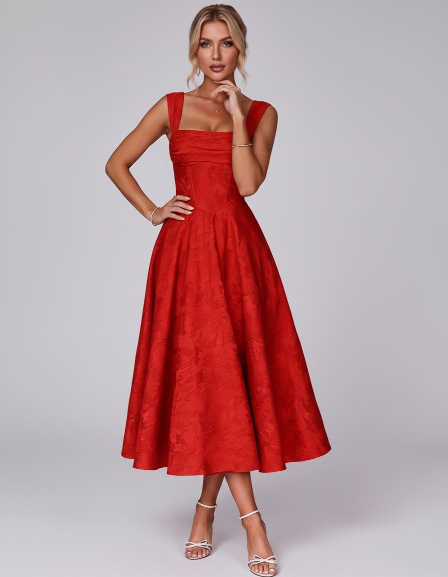 Elaris Midi Dress