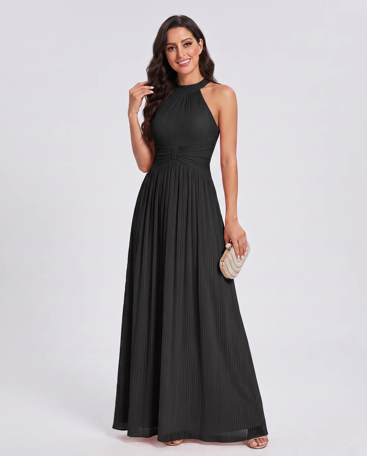 Honorine Maxi Dress — Black