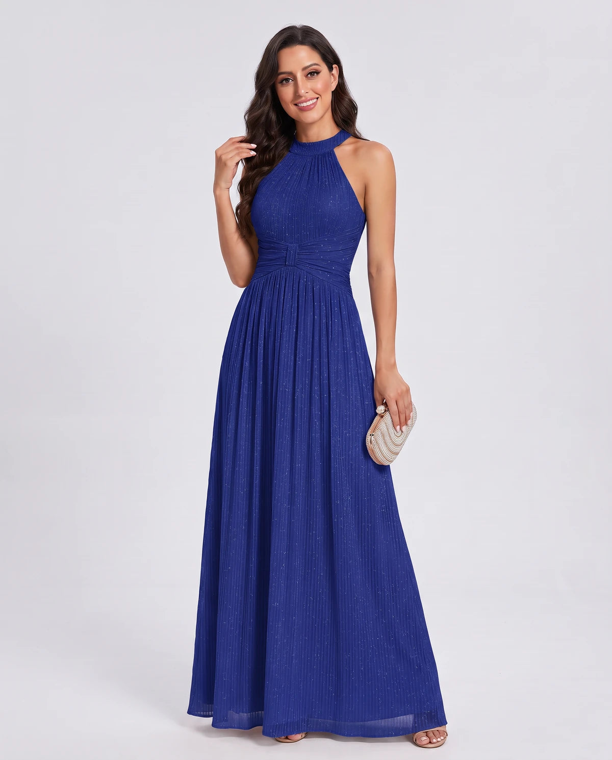 Honorine Maxi Dress — Sapphire Blue
