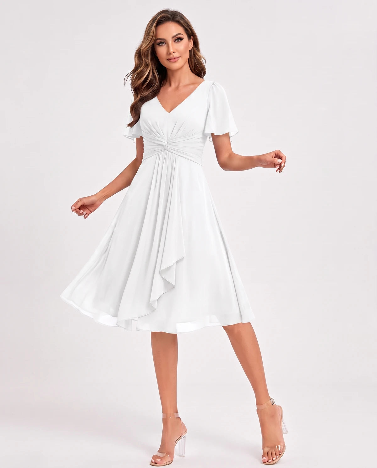 Hyacinthe Mini Dress — White